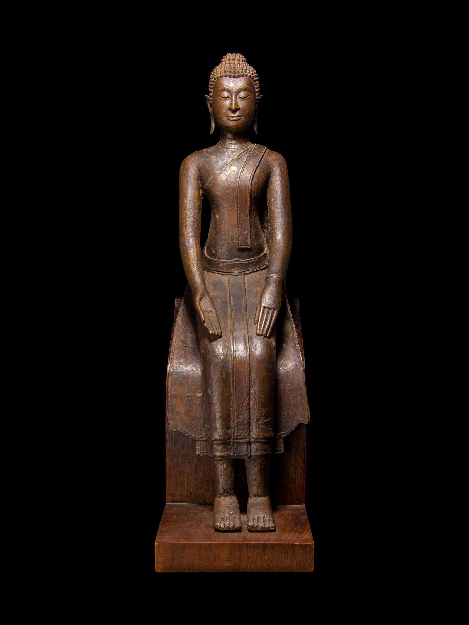 A Thai Bronze Figure of Seated Buddha (1 of 5)