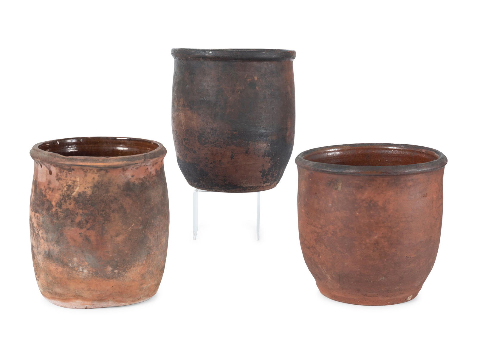 Three Redware Jars (1 of 2)