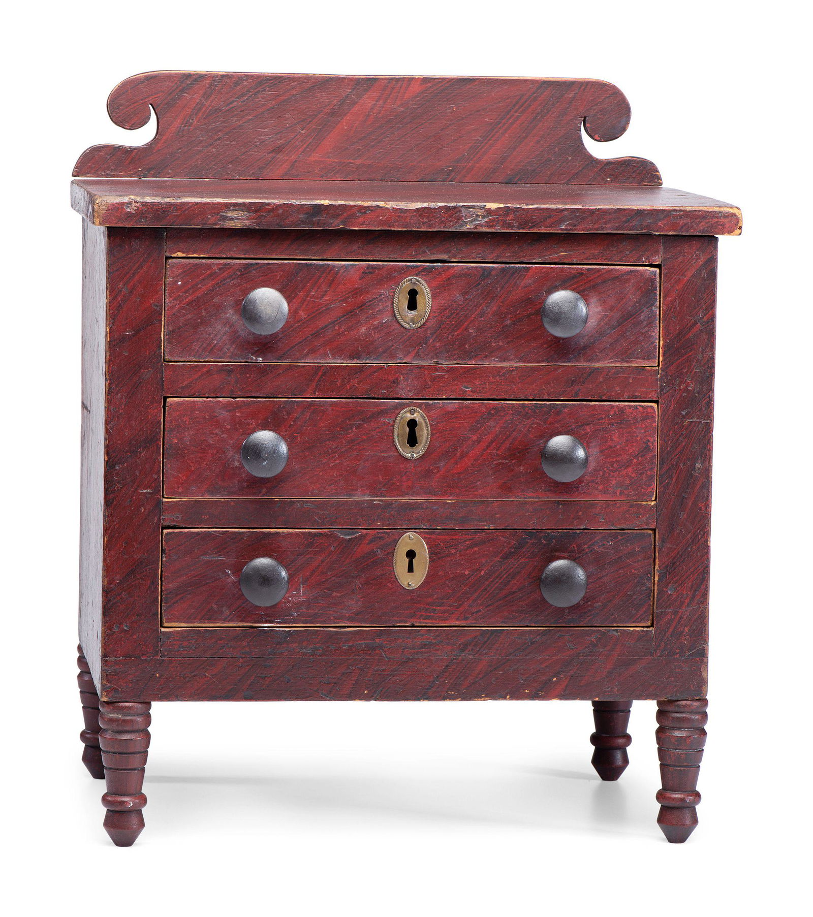 A Maine Grain Paint Decorated Child's Chest (1 of 5)