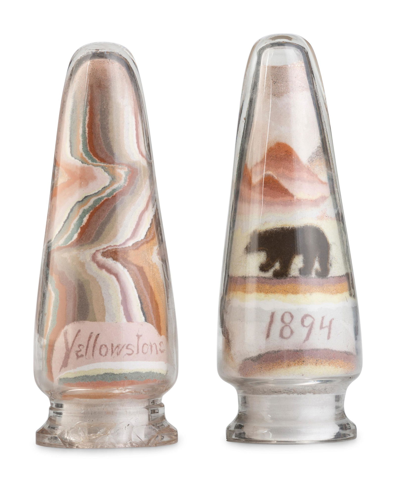 Two Yellowstone Sand Art Bottles (1 of 2)