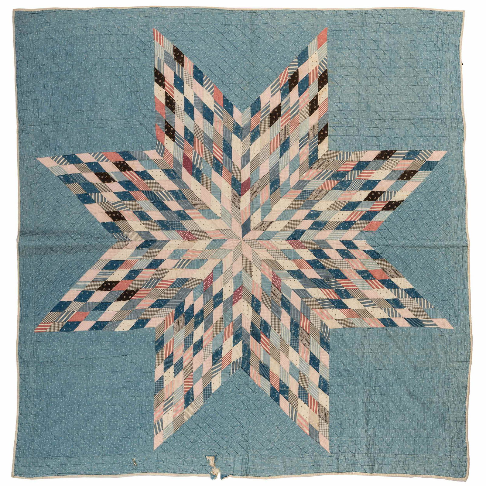 A Star Patterned Pieced Quilt (1 of 2)