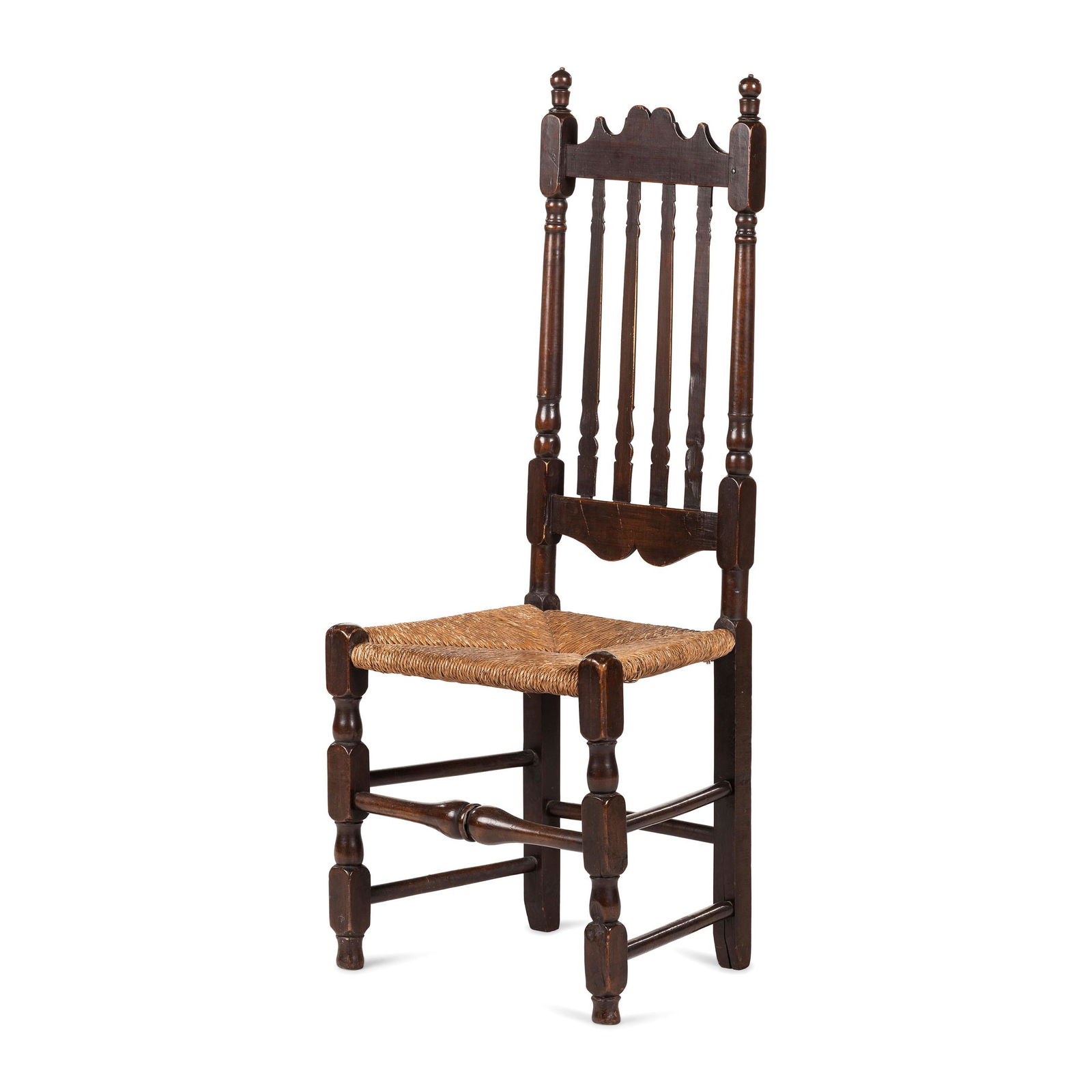 A William and Mary Turned and Carved Maple Bannister (1 of 3)