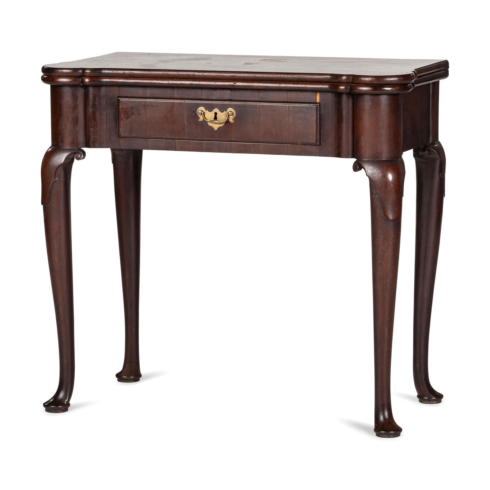 An English Veneered Walnut Games Table (1 of 4)