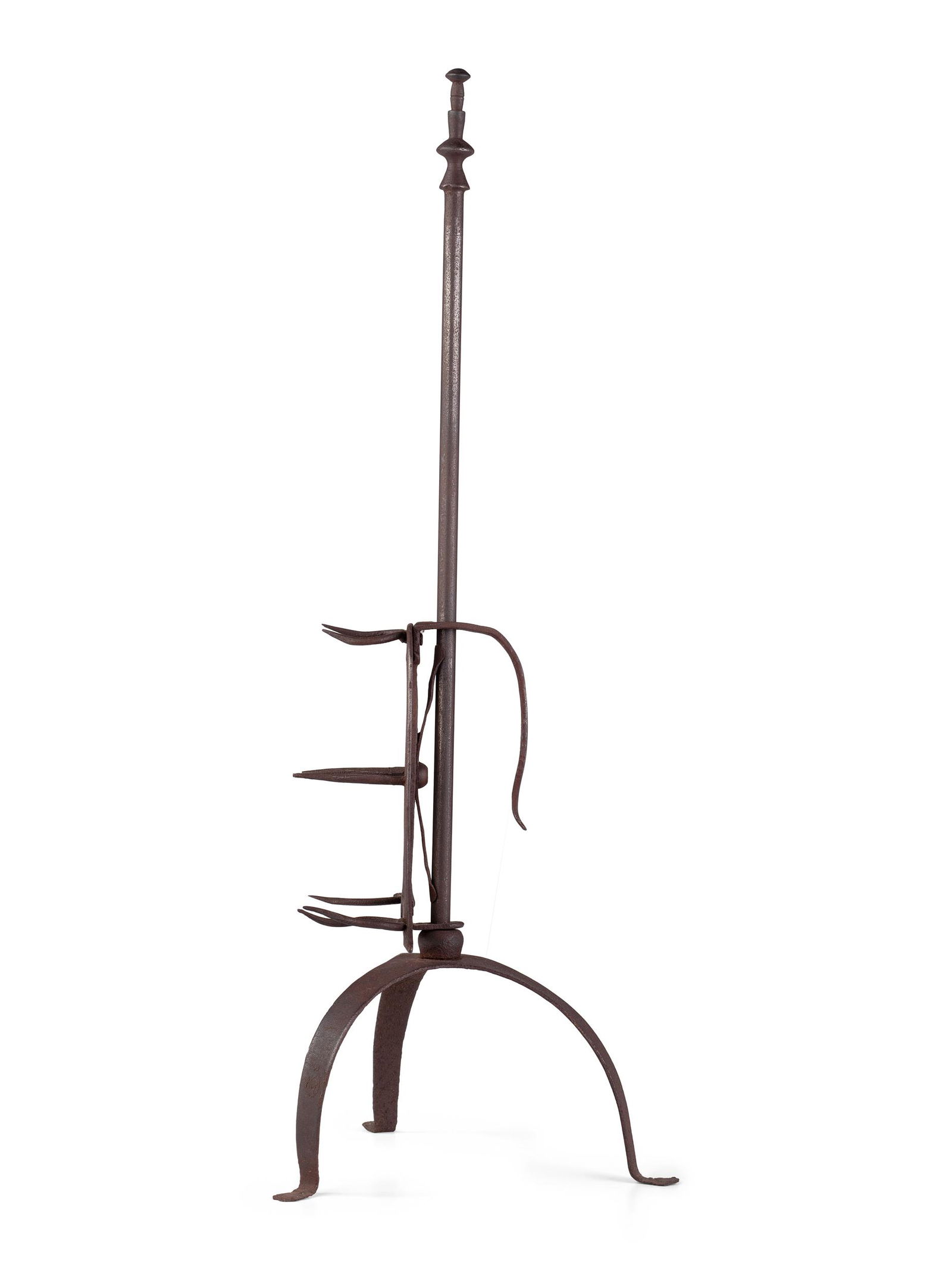 A Wrought Iron Bell-Form Hanging Rack (1 of 2)