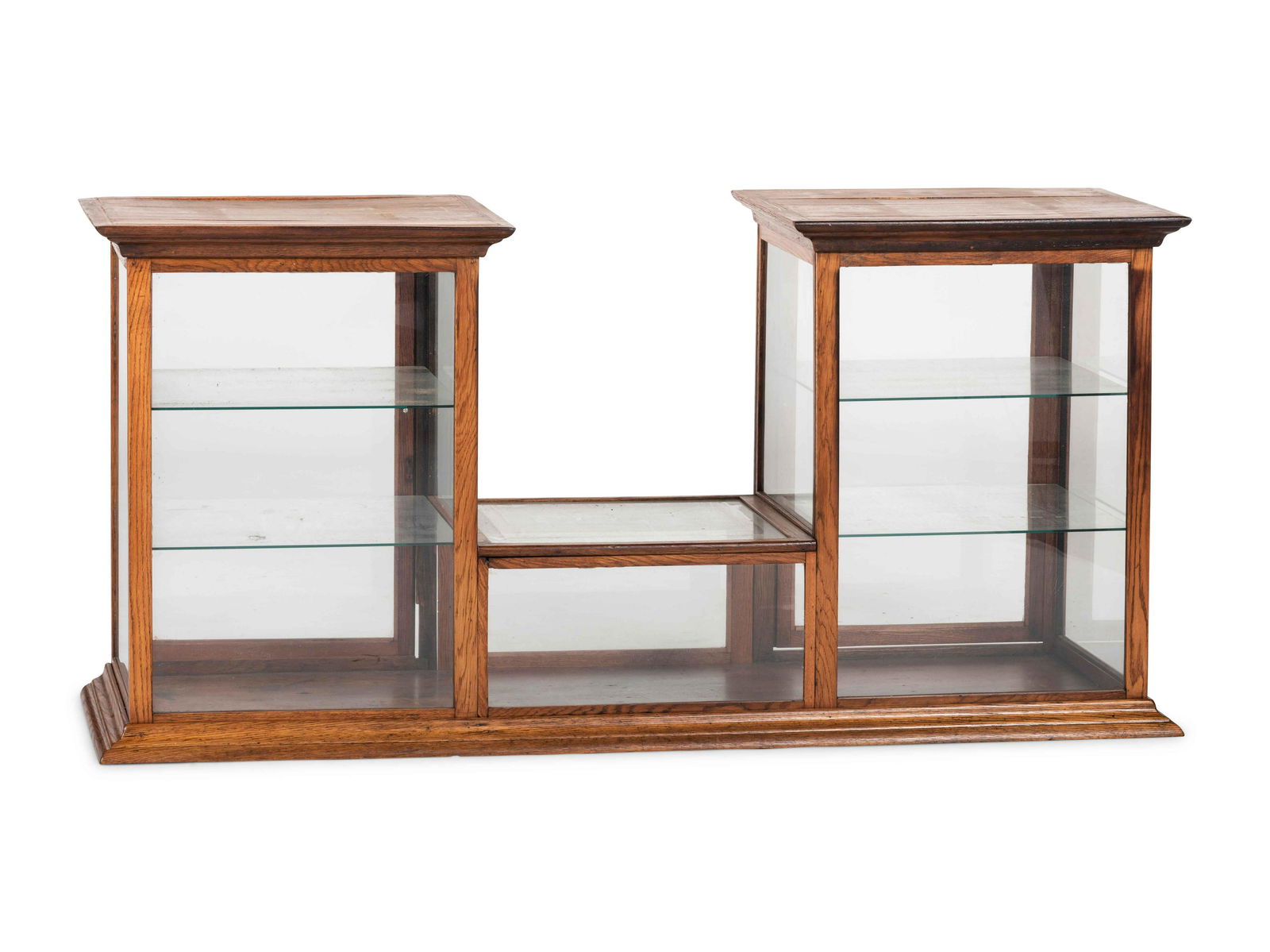 An Oak Frame Store Display Case (1 of 2)