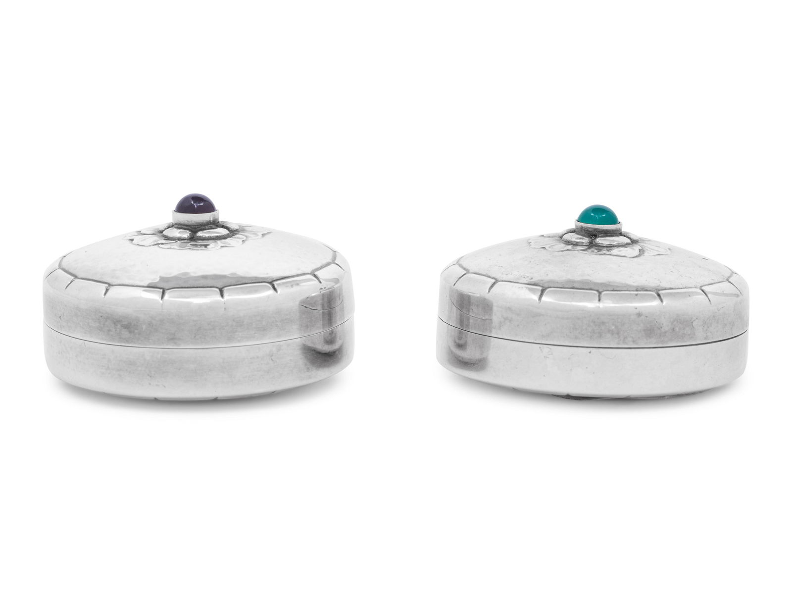 A Pair of Georg Jensen Silver and Hardstone (1 of 4)