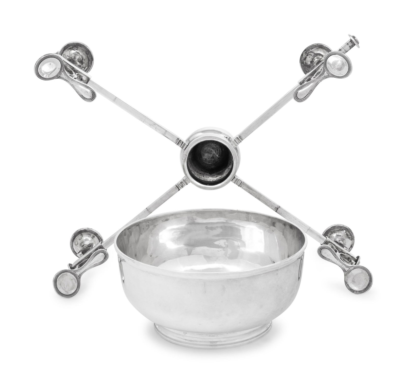 A George III Silver Dish Cross (1 of 3)