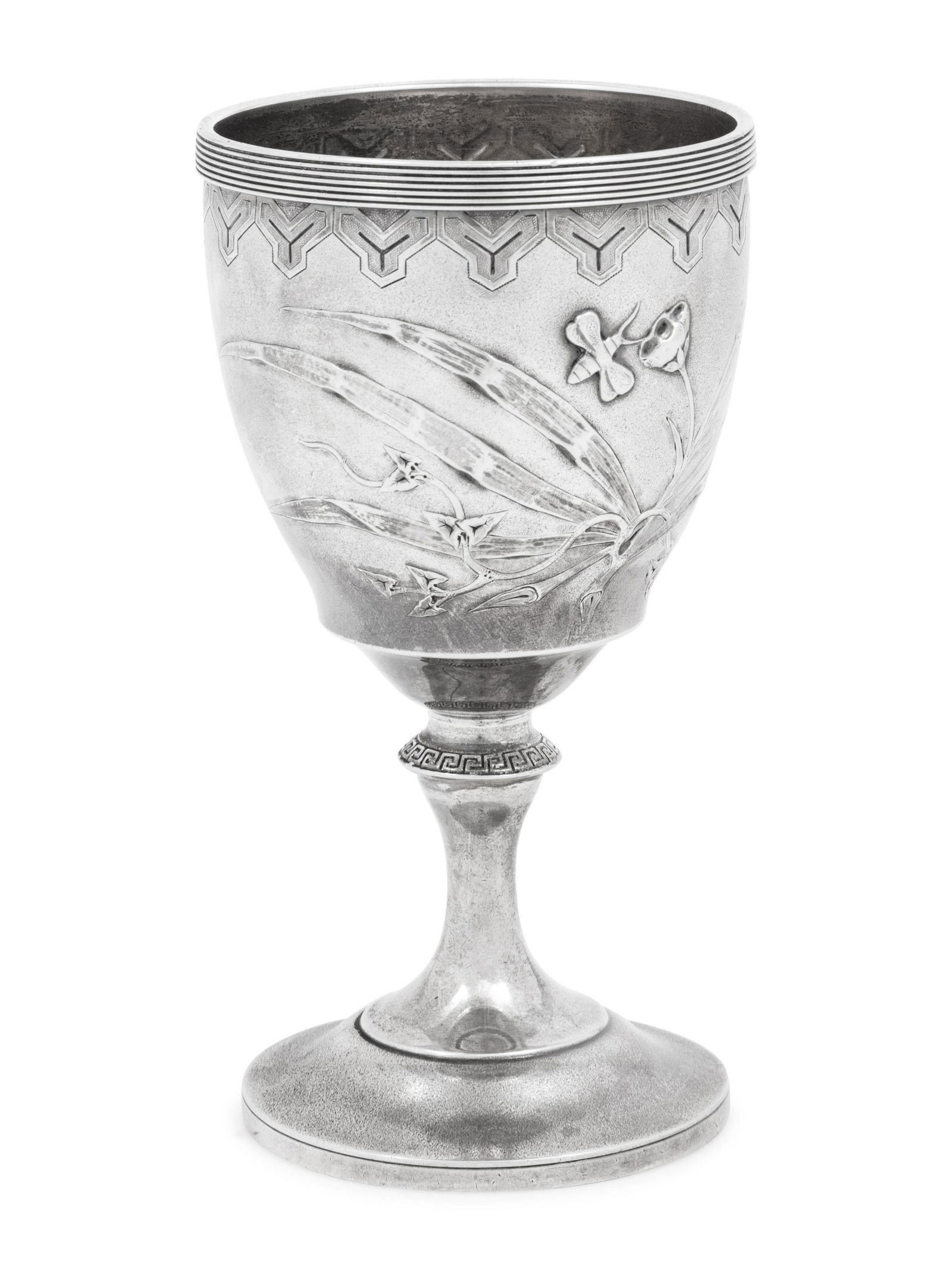 An American Aesthetic Movement Silver Chalice (1 of 3)