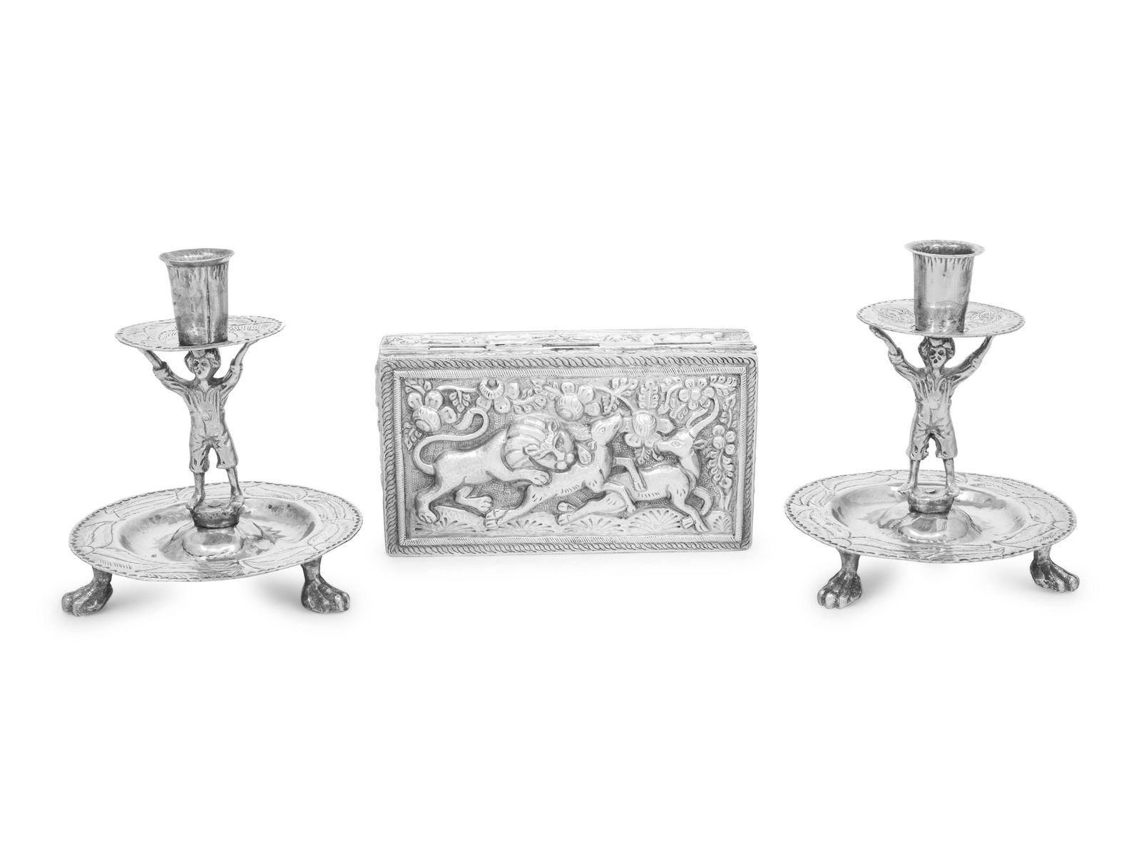 A Southeast Asian Silver Cigarette Box (1 of 7)