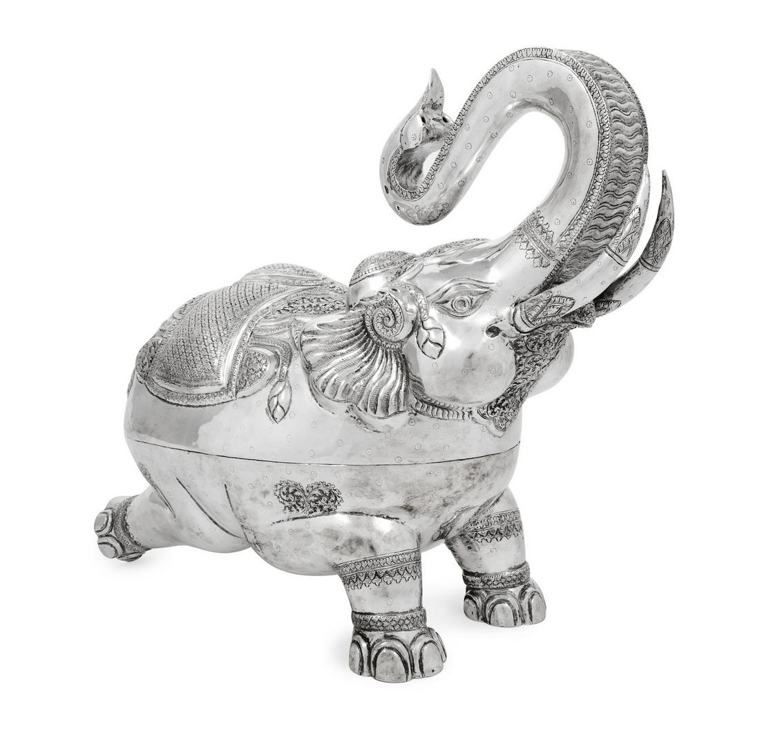 A Large Southeast Asian Silver Elephant (1 of 8)