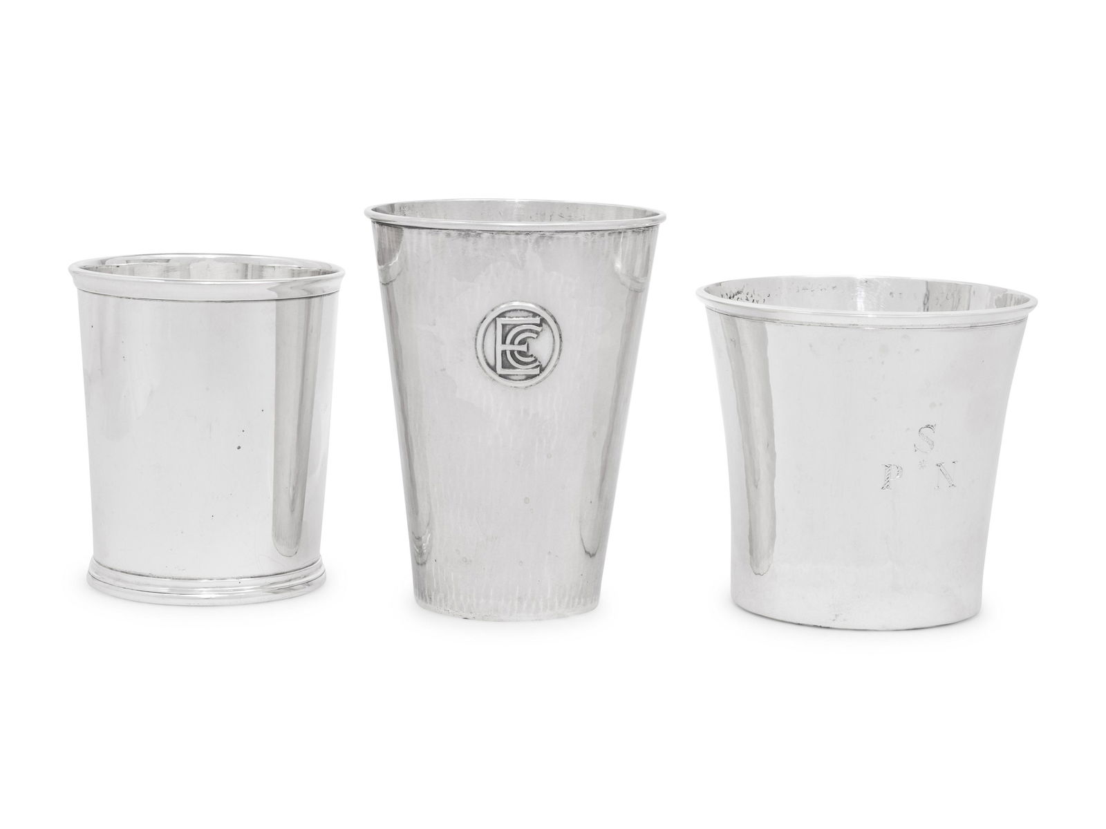 Three American Arts & Crafts Silver Beakers (1 of 3)