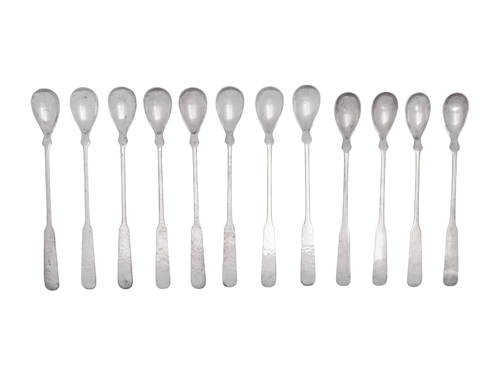 Twelve American Silver Cocktail Spoons (1 of 3)