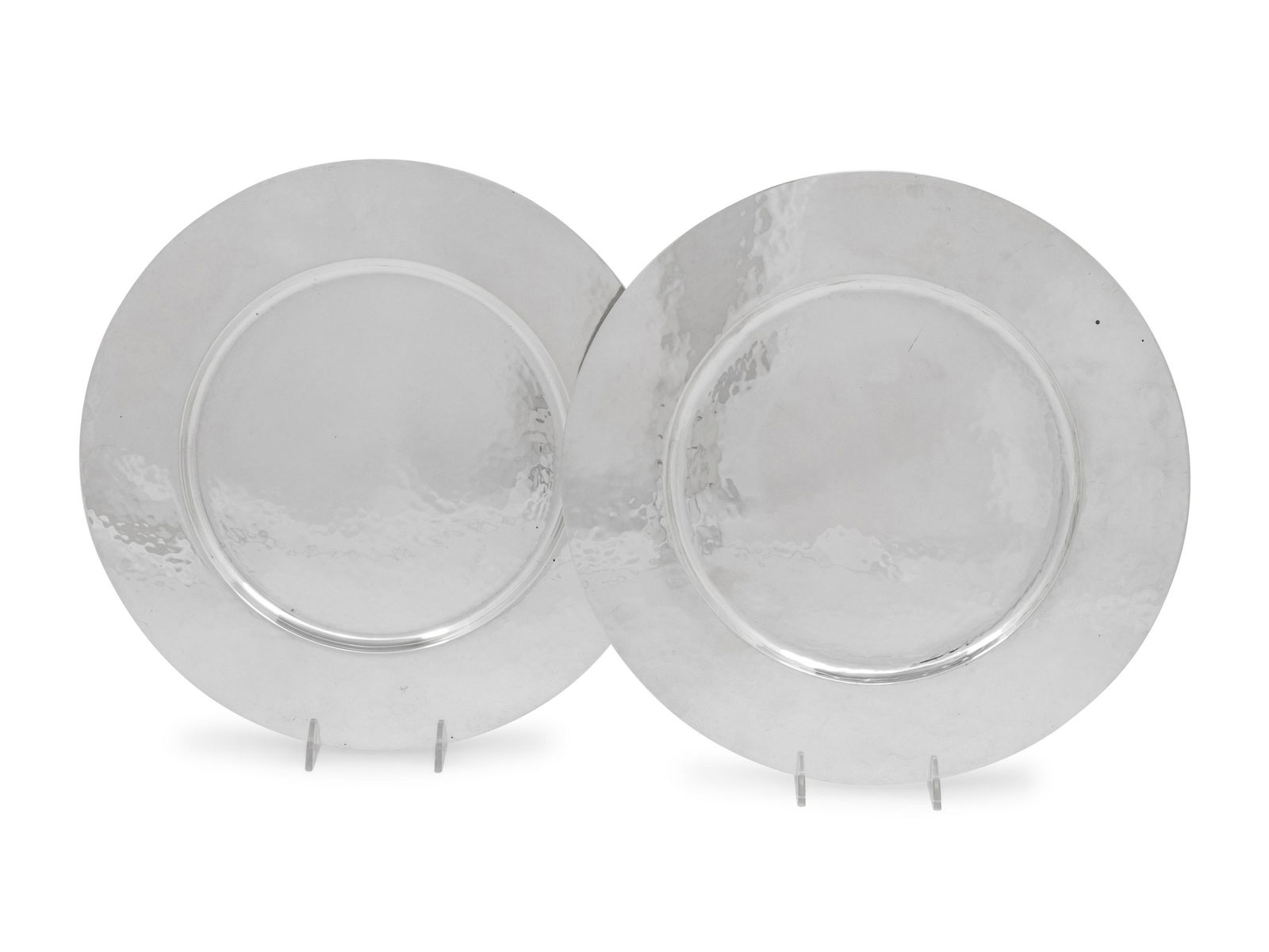 A Pair of Porter Blanchard Silver Chargers (1 of 4)