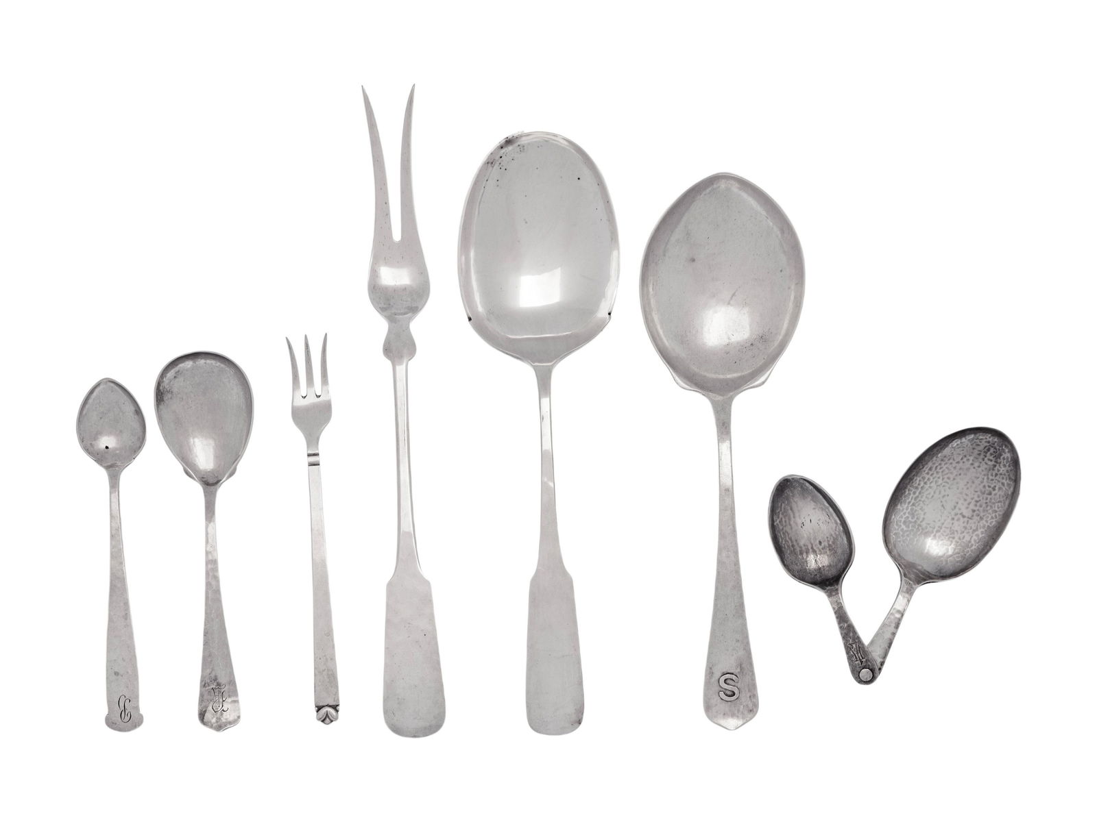 A Collection of American Arts & Crafts Silver Flatware (1 of 3)
