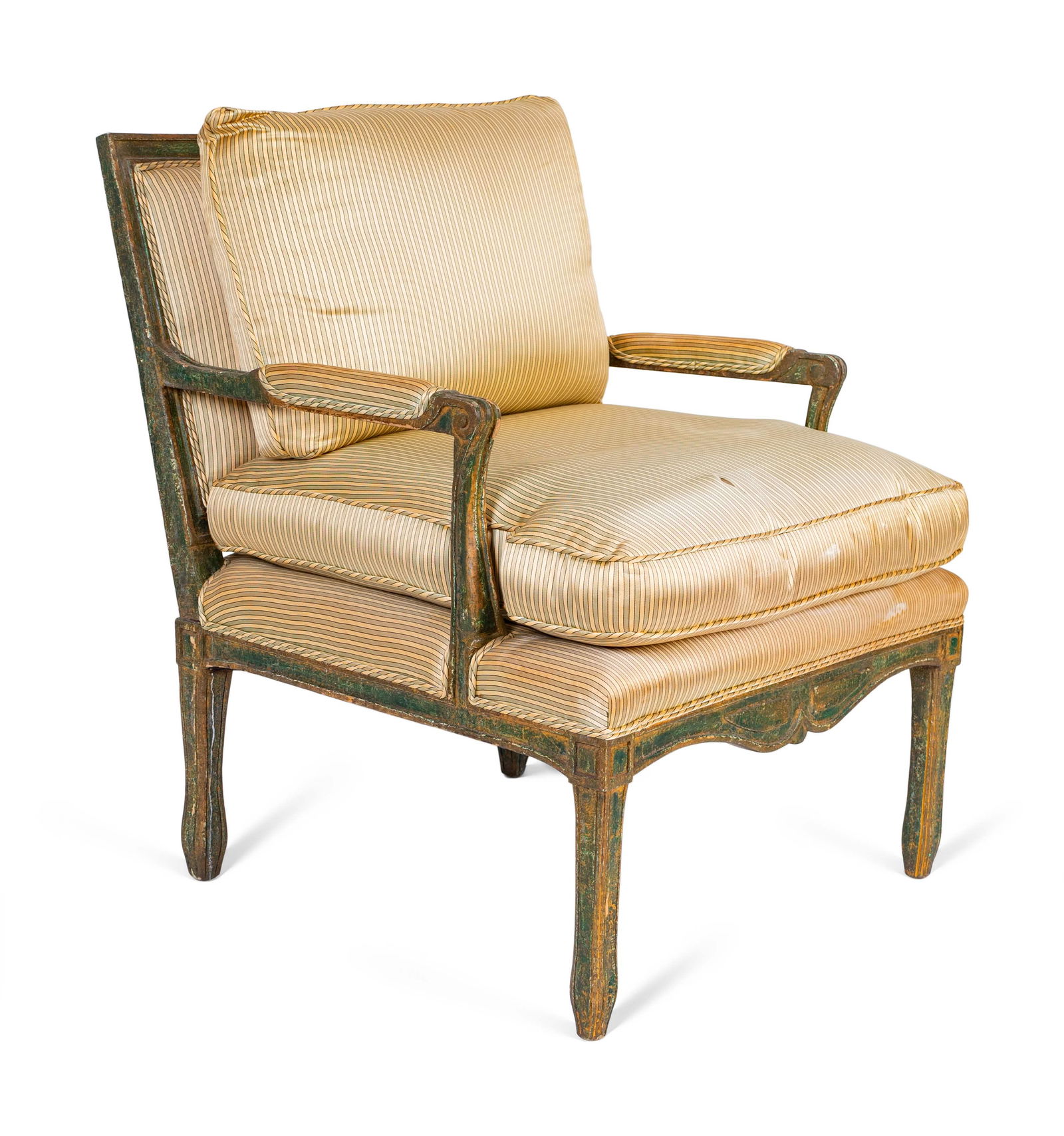 An Italian Neoclassical Style Painted Armchair Height (1 of 2)