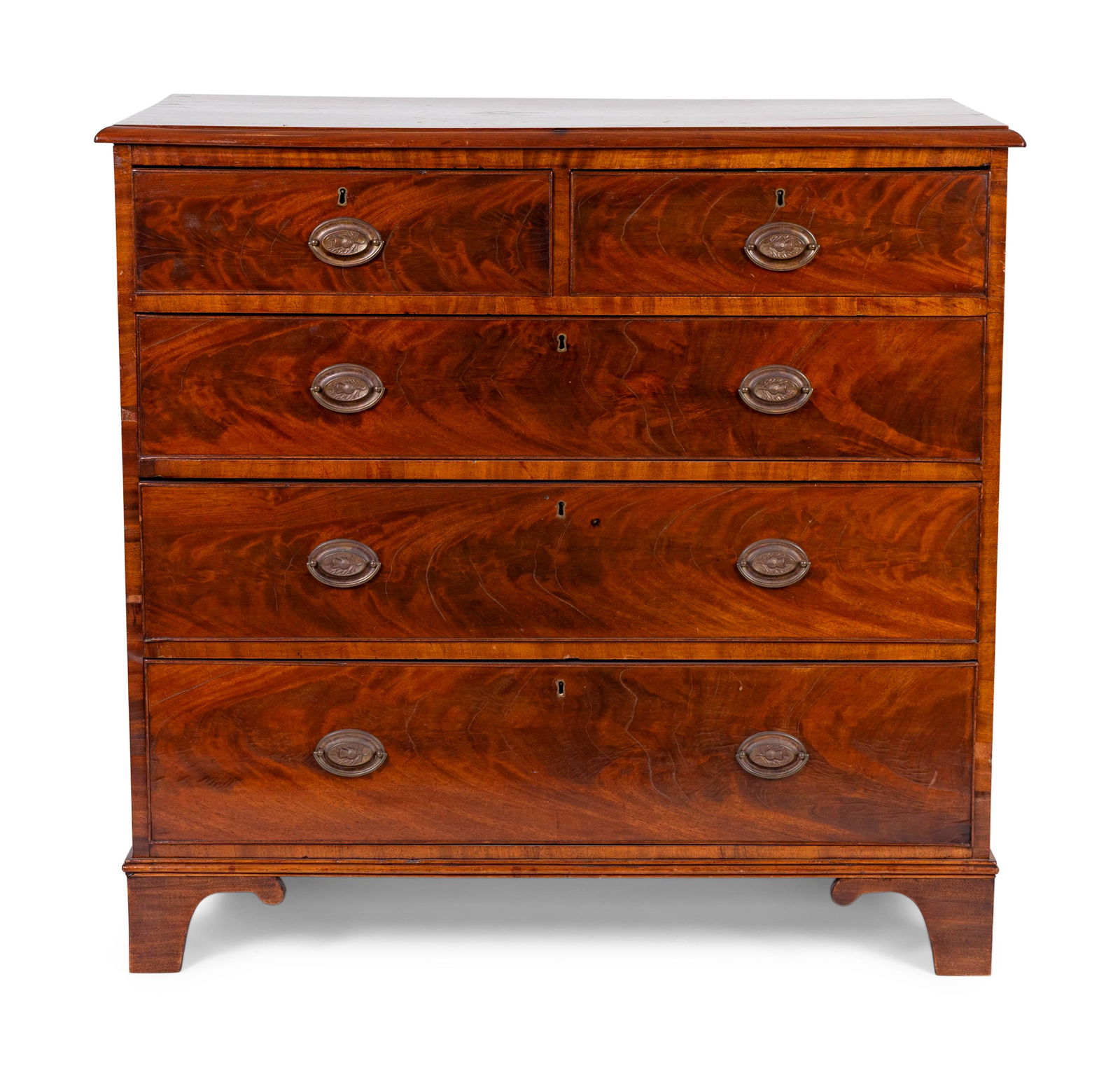 A George III Style Mahogany Chest of Drawers Height 41 (1 of 3)