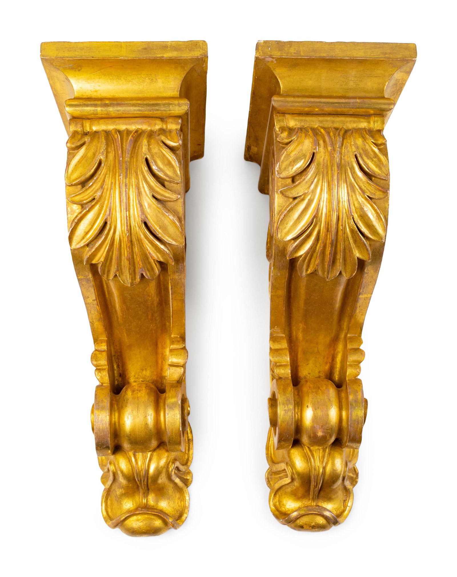 A Pair of English Neoclassical Style Carved Giltwood (1 of 7)