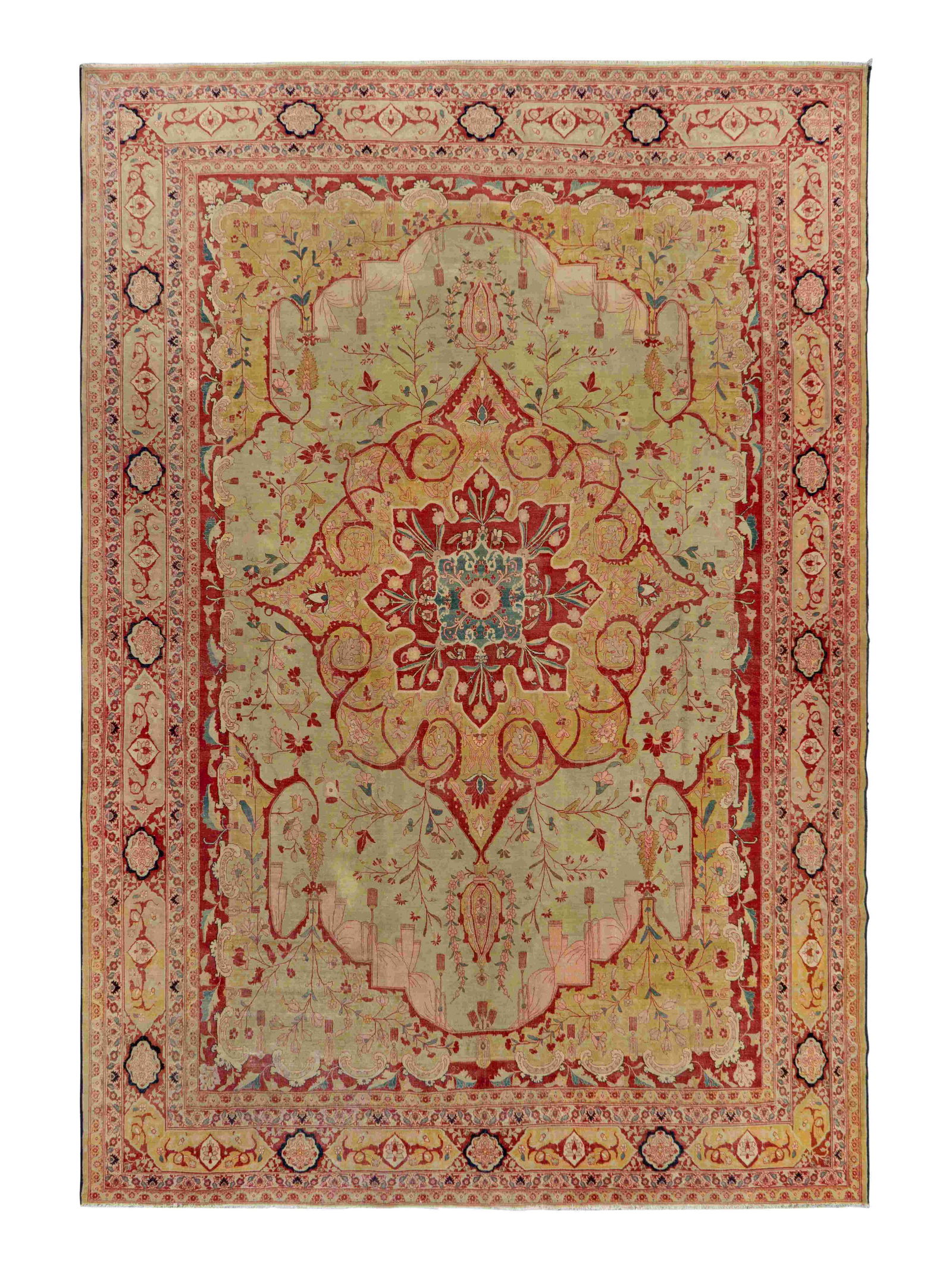 An Oushak Wool Rug Length 15 feet 2 inches x 11 feet 4 (1 of 1)