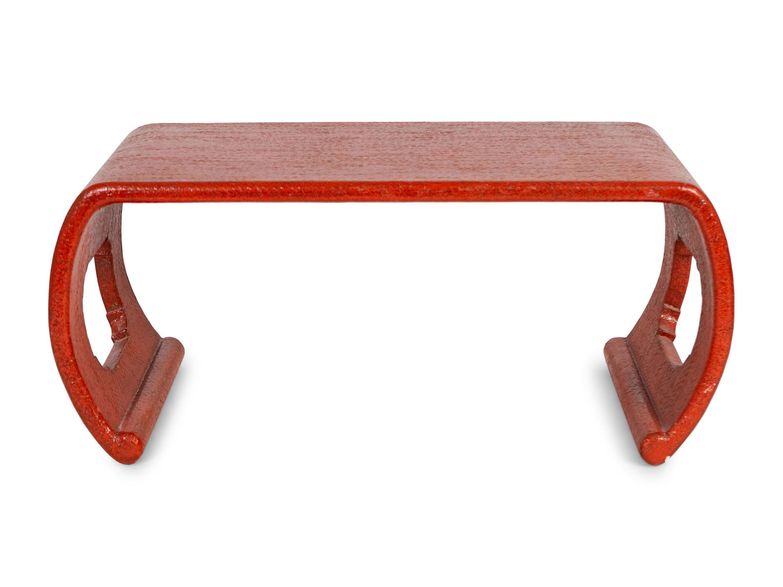 A Modern Painted Raffia Coffee Table in the Style of (1 of 2)