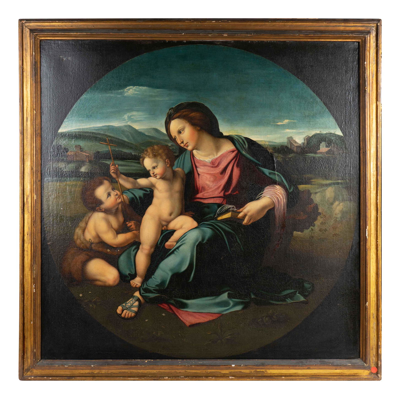 Artist Unknown (19th Century) The Holy Family with the (1 of 2)