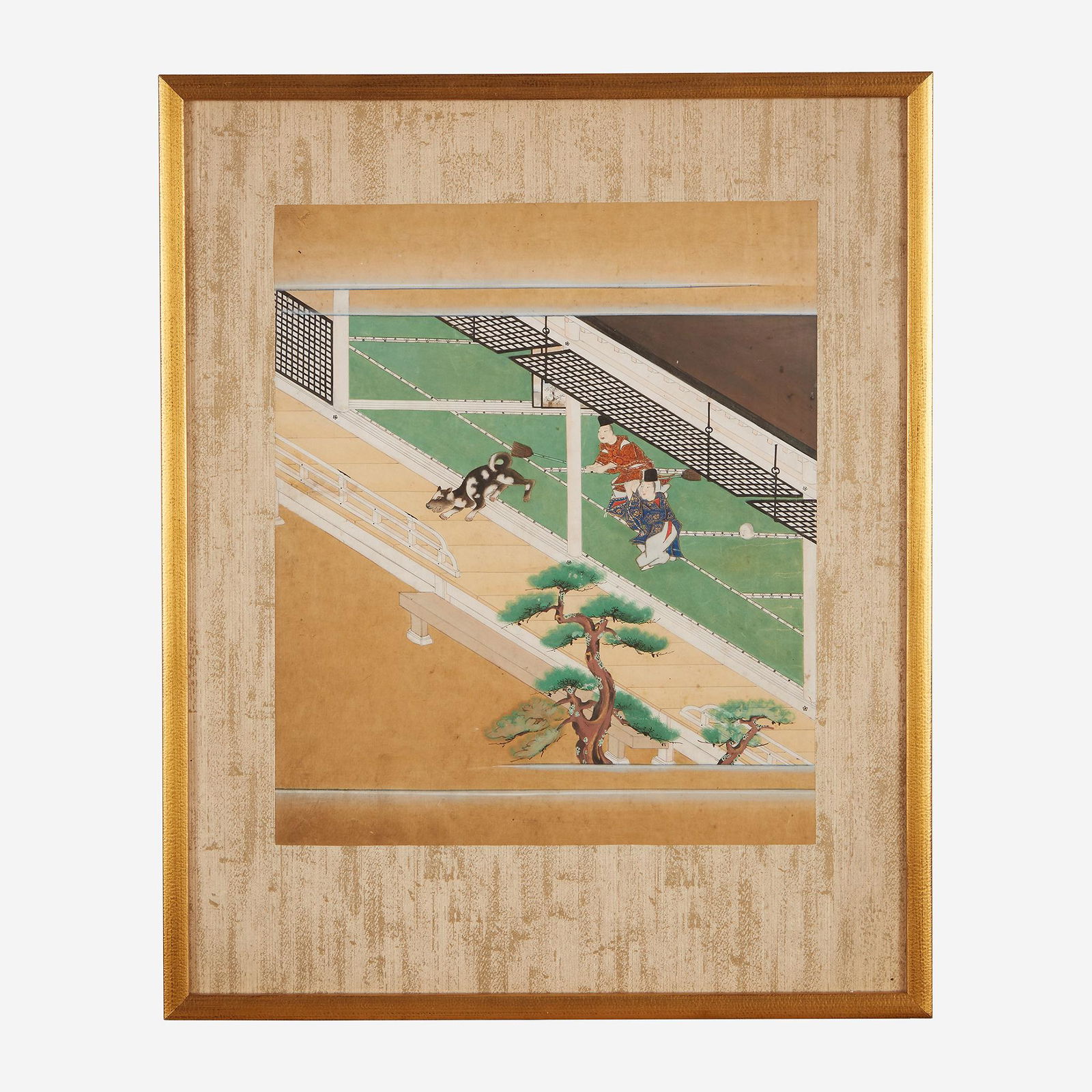 A group of seven Japanese Tosa school figural scenes (1 of 7)