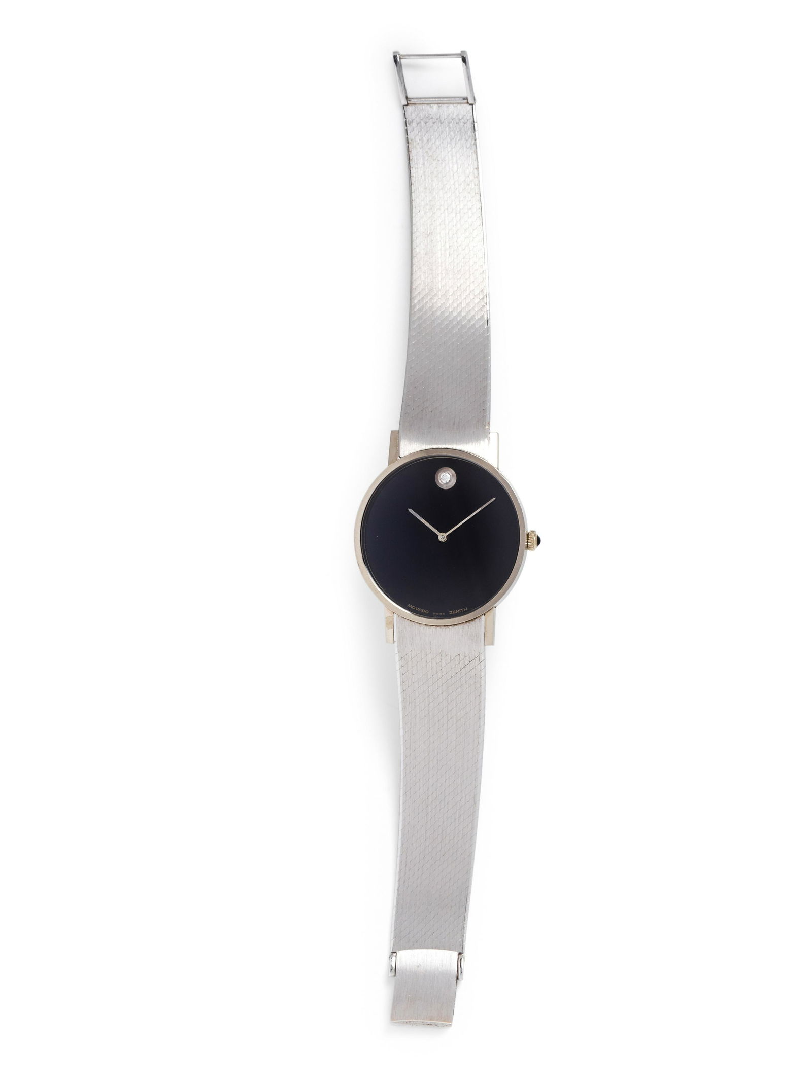 MOVADO, 18K WHITE GOLD 'MUSEUM CLASSIC' WRISTWATCH (1 of 2)