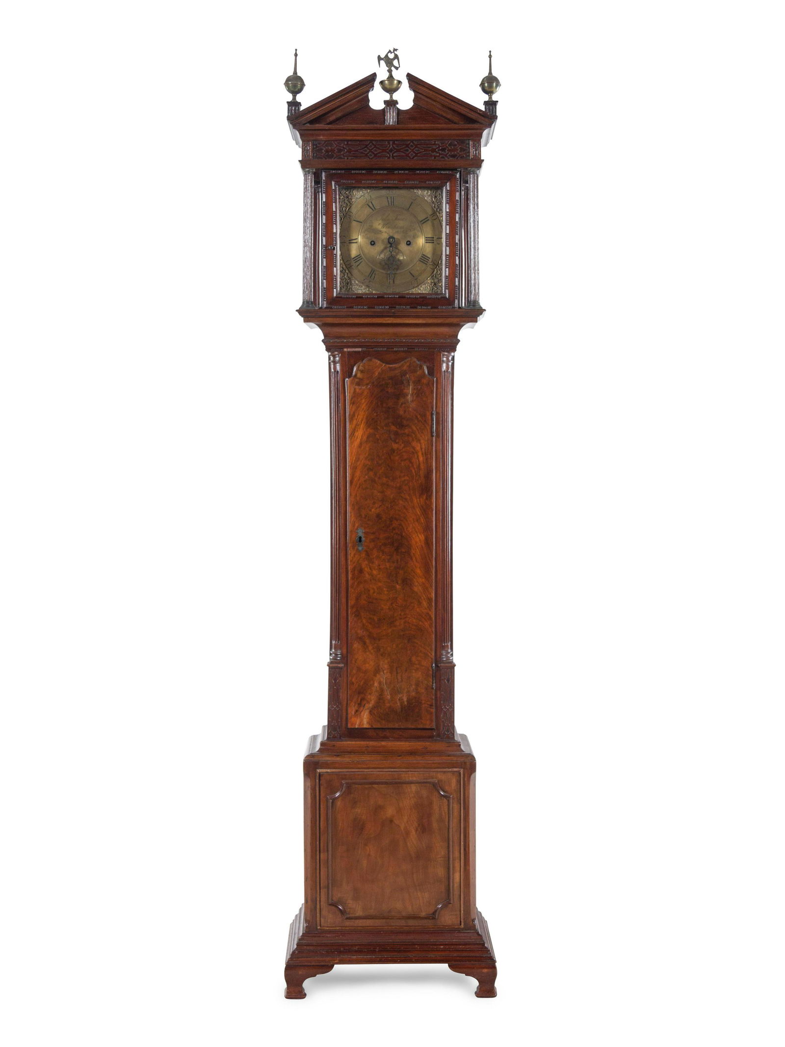A George III Mahogany Tall Case Clock (1 of 4)
