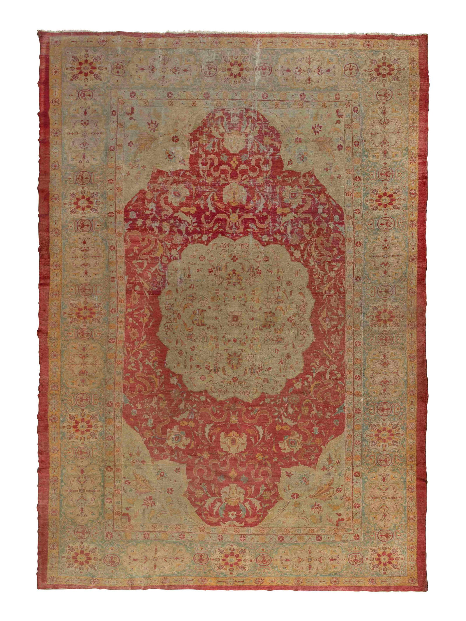 An Oushak Wool Rug (1 of 4)