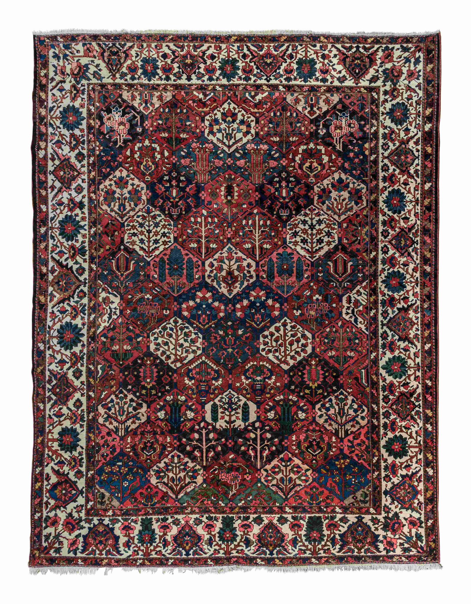 A Bakhtiari Wool Rug (1 of 4)