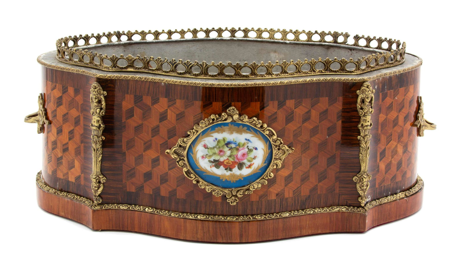 A Louis Philippe Porcelain-Mounted Parquetry (1 of 1)