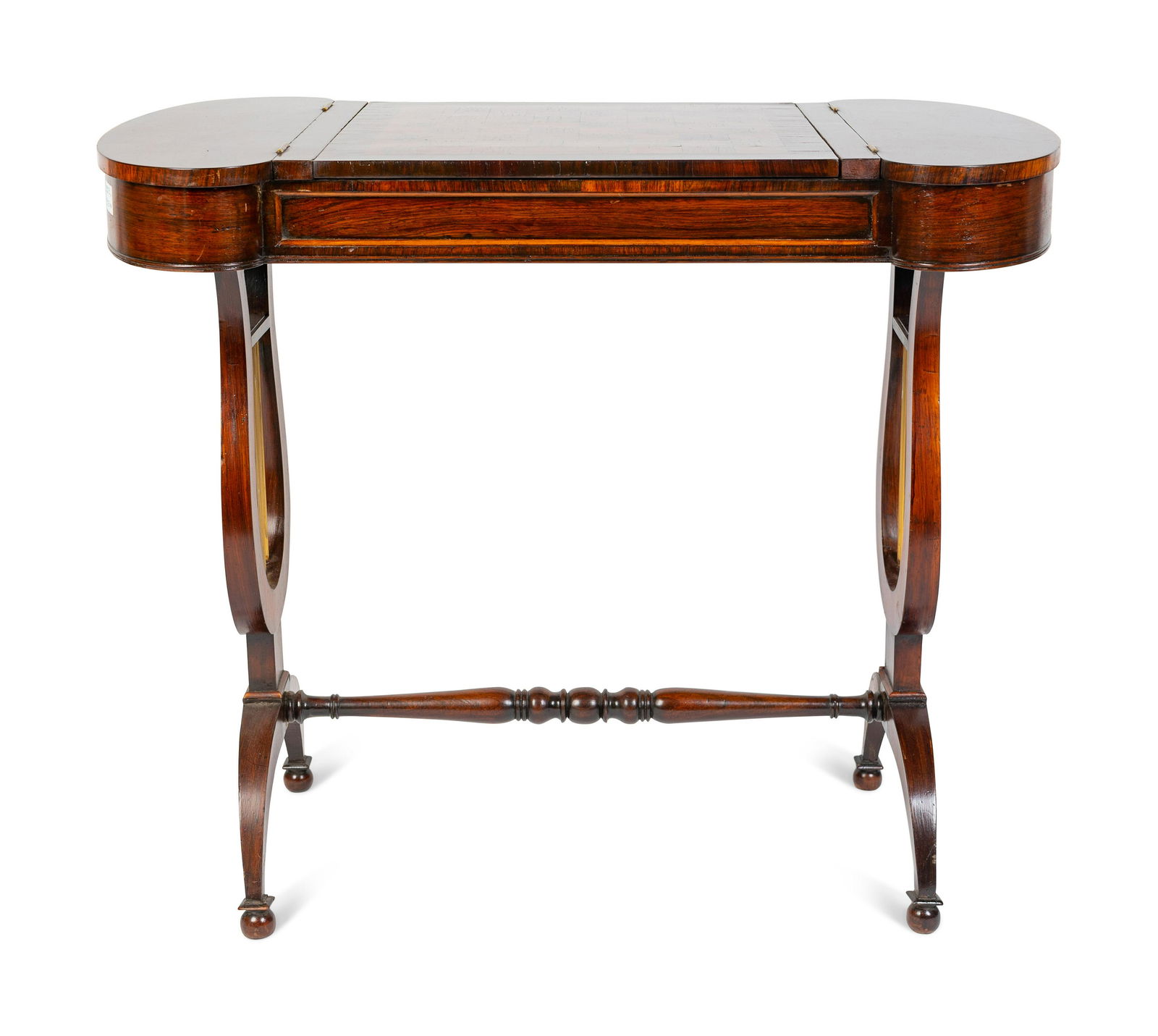 A Classical Style Mahogany Game Table Height 29 1/2 x (1 of 5)