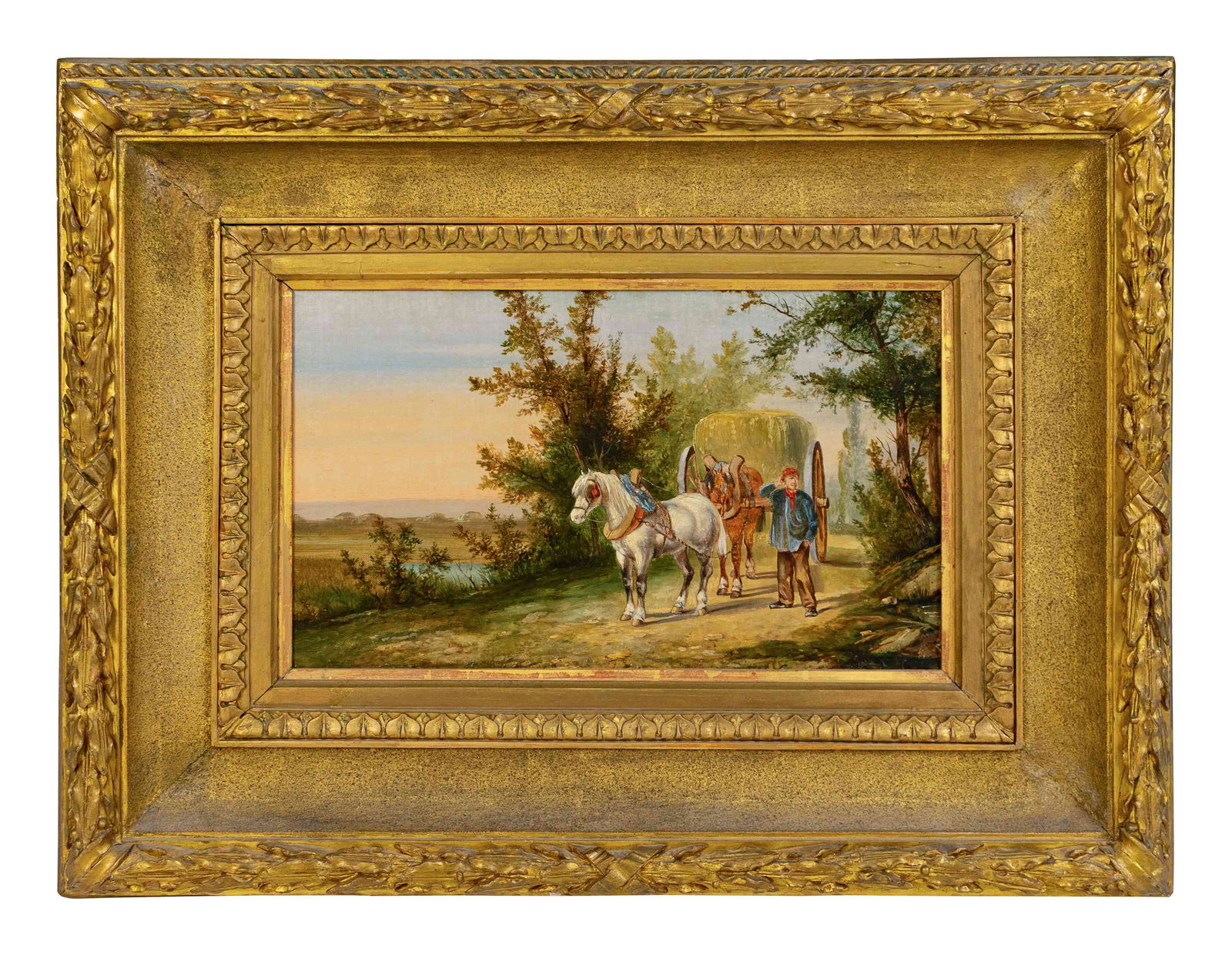 Manner of William Shayer I 19th/20th Century Man with (1 of 5)