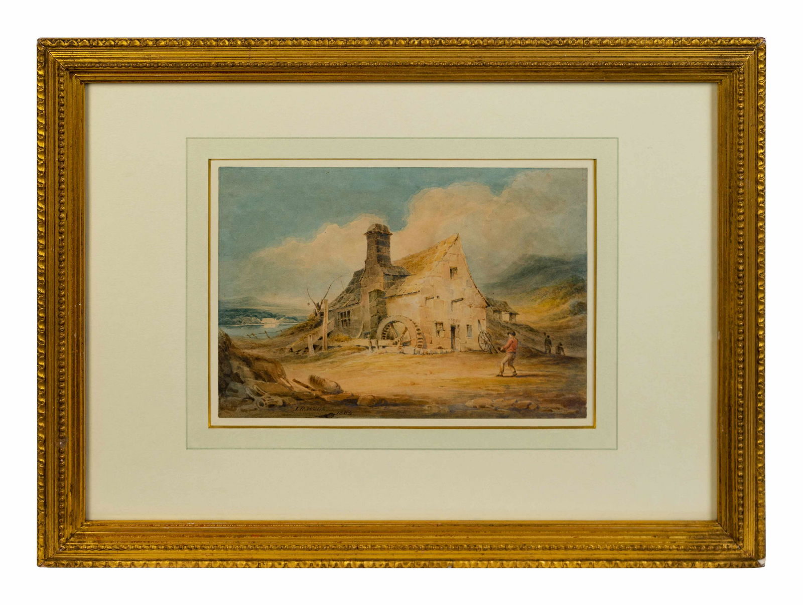 J.R. Walsh (English, 19th Century) Watermill in the (1 of 7)