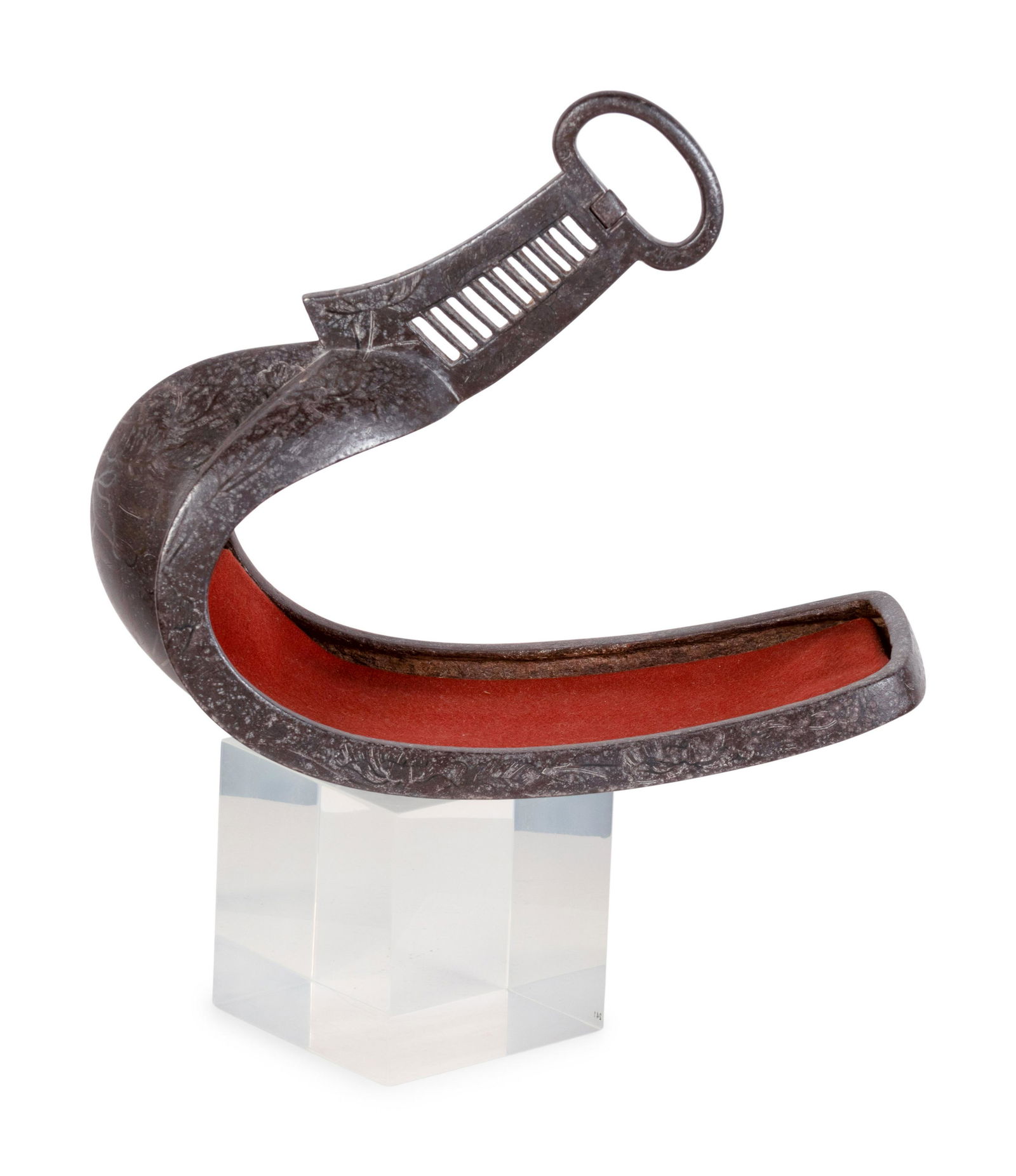 A Japanese Bronze Stirrup Height 10 x length 11 1/2 (1 of 8)