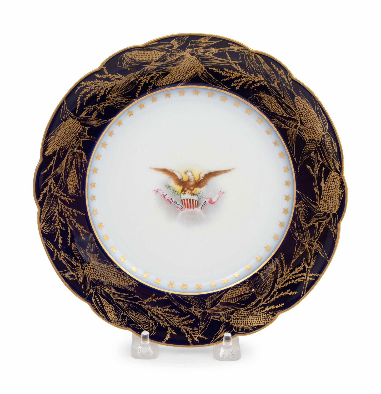 A Limoges Porcelain Presidential Plate from the (1 of 2)