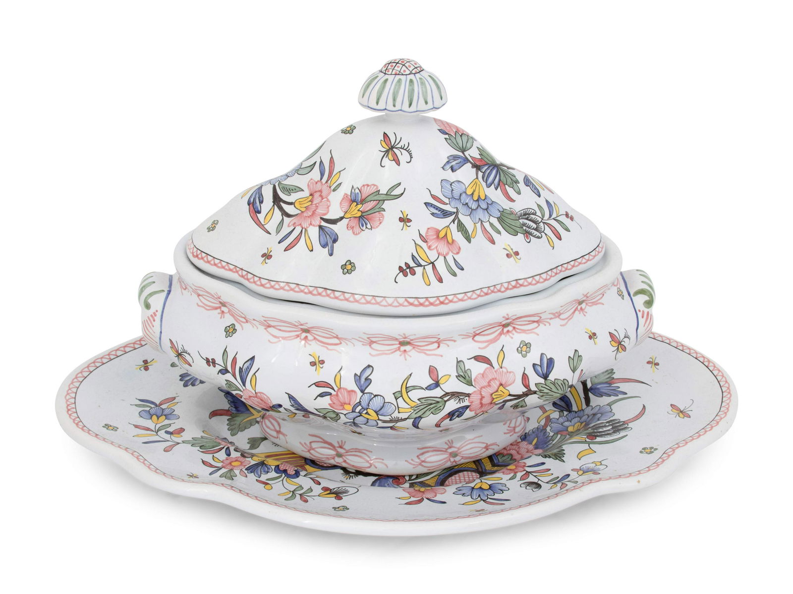 A Portuguese Faience Tureen and Tray (1 of 3)