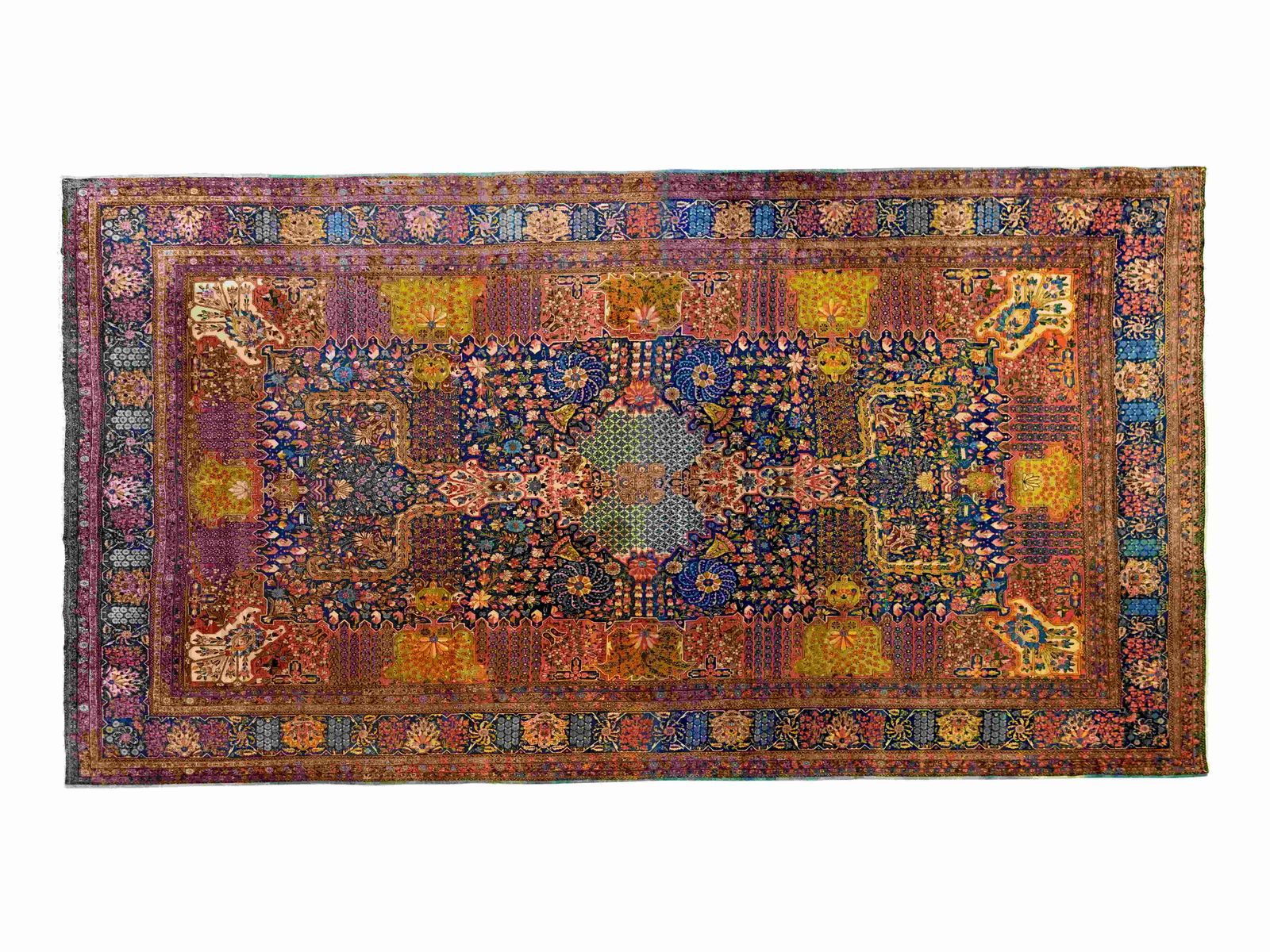 A Kirman Wool Rug (1 of 2)