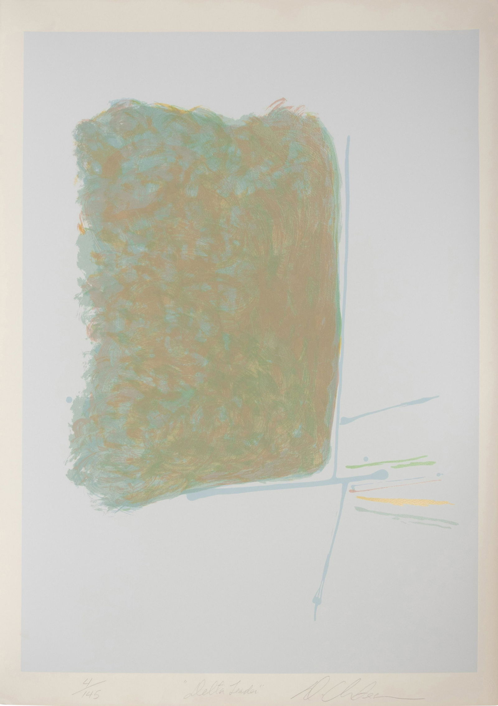 Dan Christensen (American, 1942-2007) Delta Leader, (1 of 4)