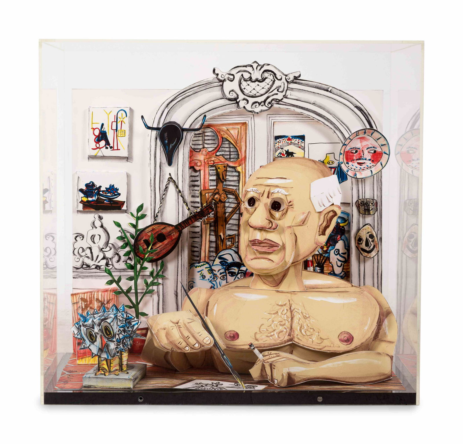 Red Grooms (American, b. 1937) Picasso, 1997 (1 of 6)