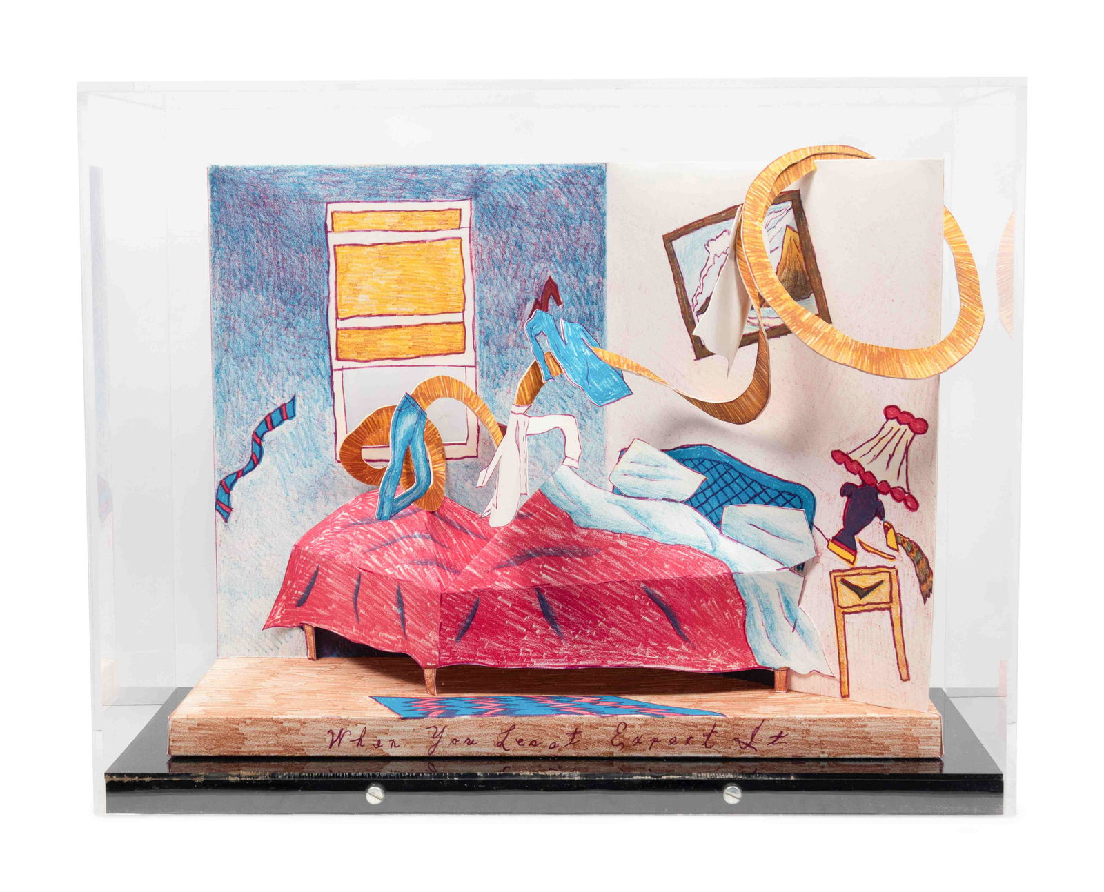 Hollis Sigler (American, 1948-2001) When You Least (1 of 8)