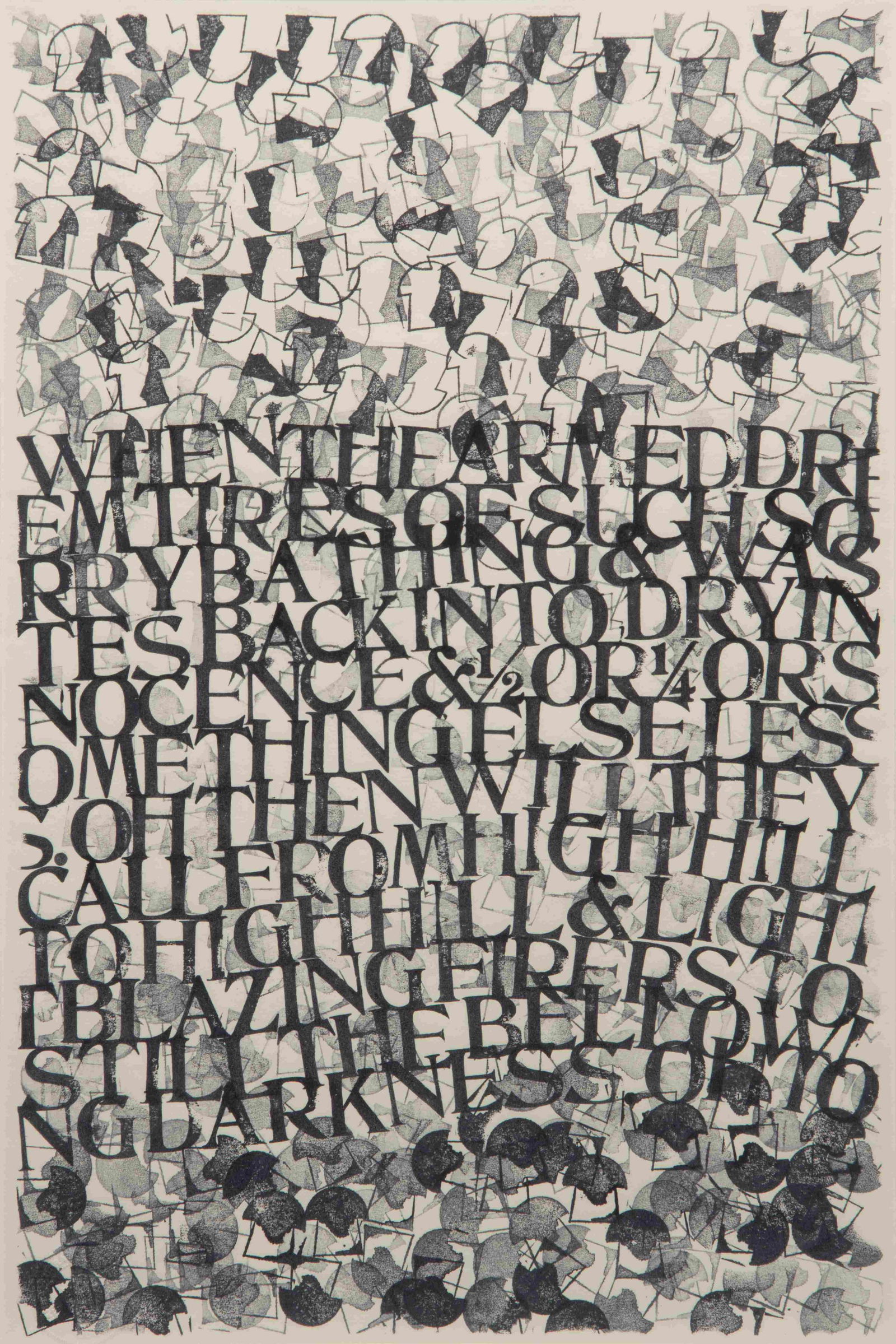 Harry Bouras (American, 1931-1990) Mushrooms & (1 of 7)