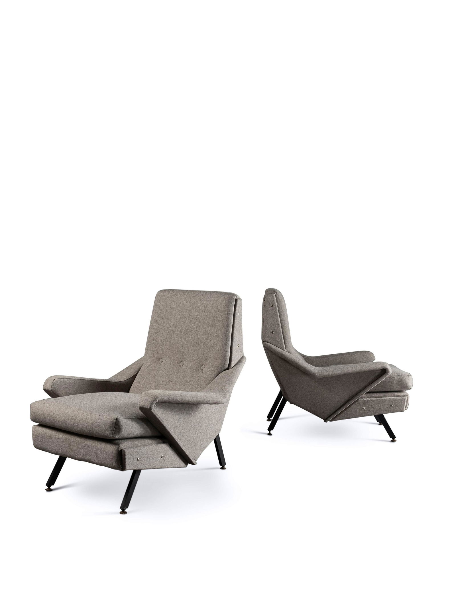 Italian Mid 20th Century Pair of Lounge Chairs (1 of 1)