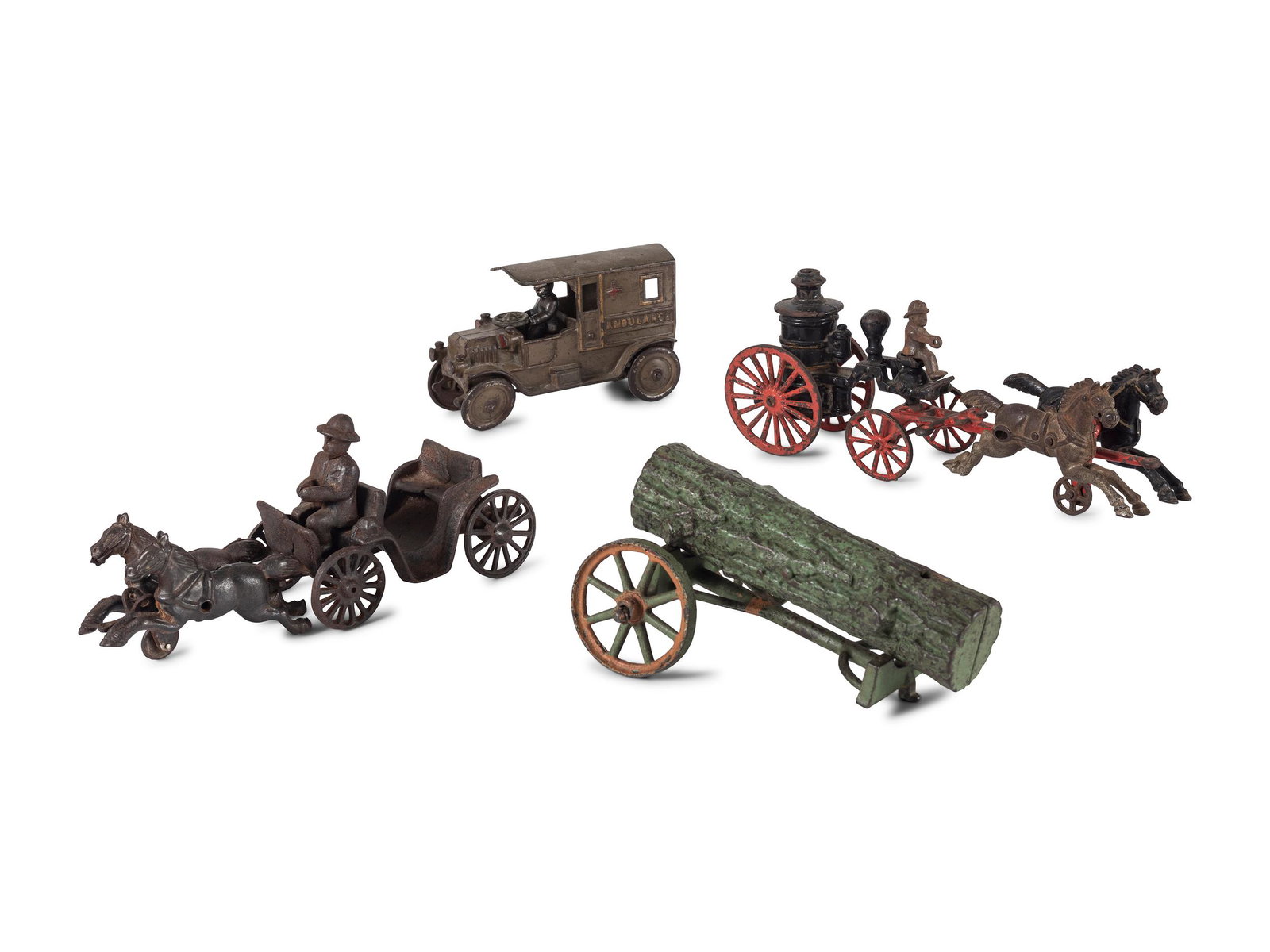 Four Cast Iron Toy Vehicles (1 of 2)
