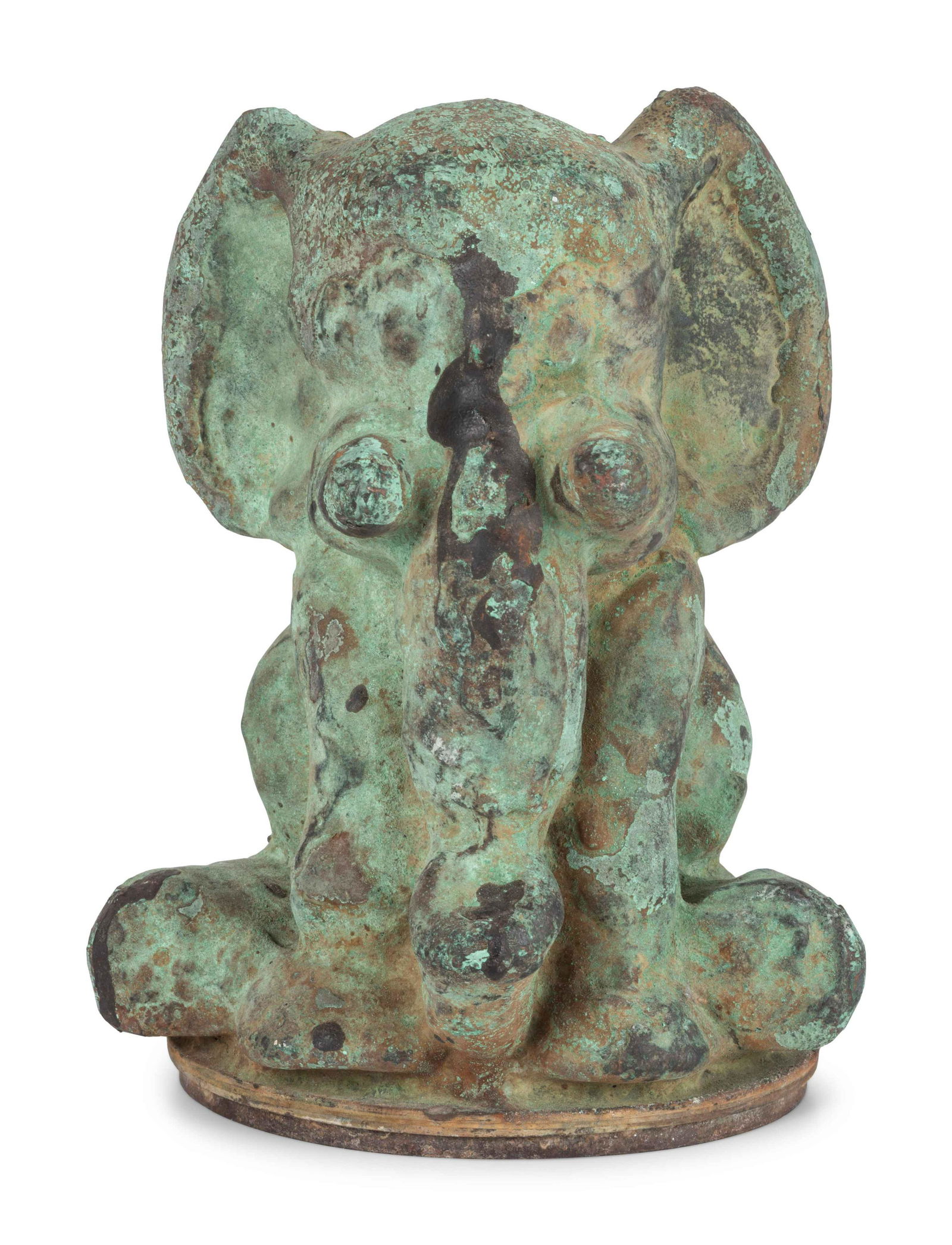 A Molded Copper Elephant-Form Toy Mold (1 of 7)