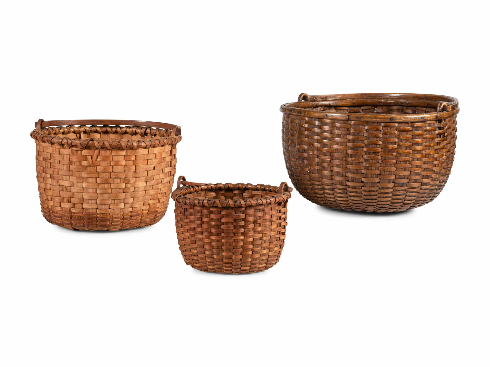 Six Woven Baskets (1 of 2)