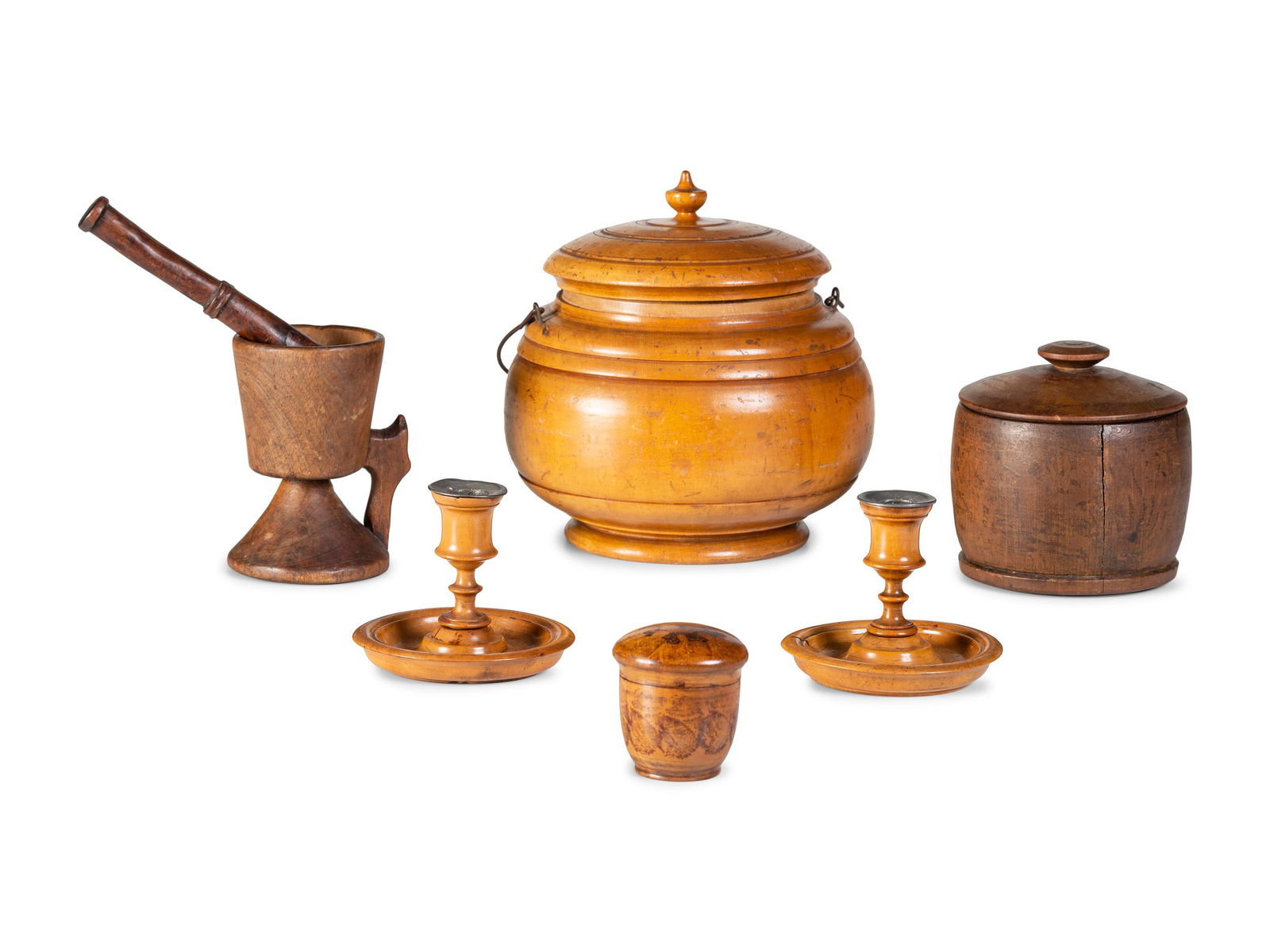 A Group of Turned Treenware Articles (1 of 2)