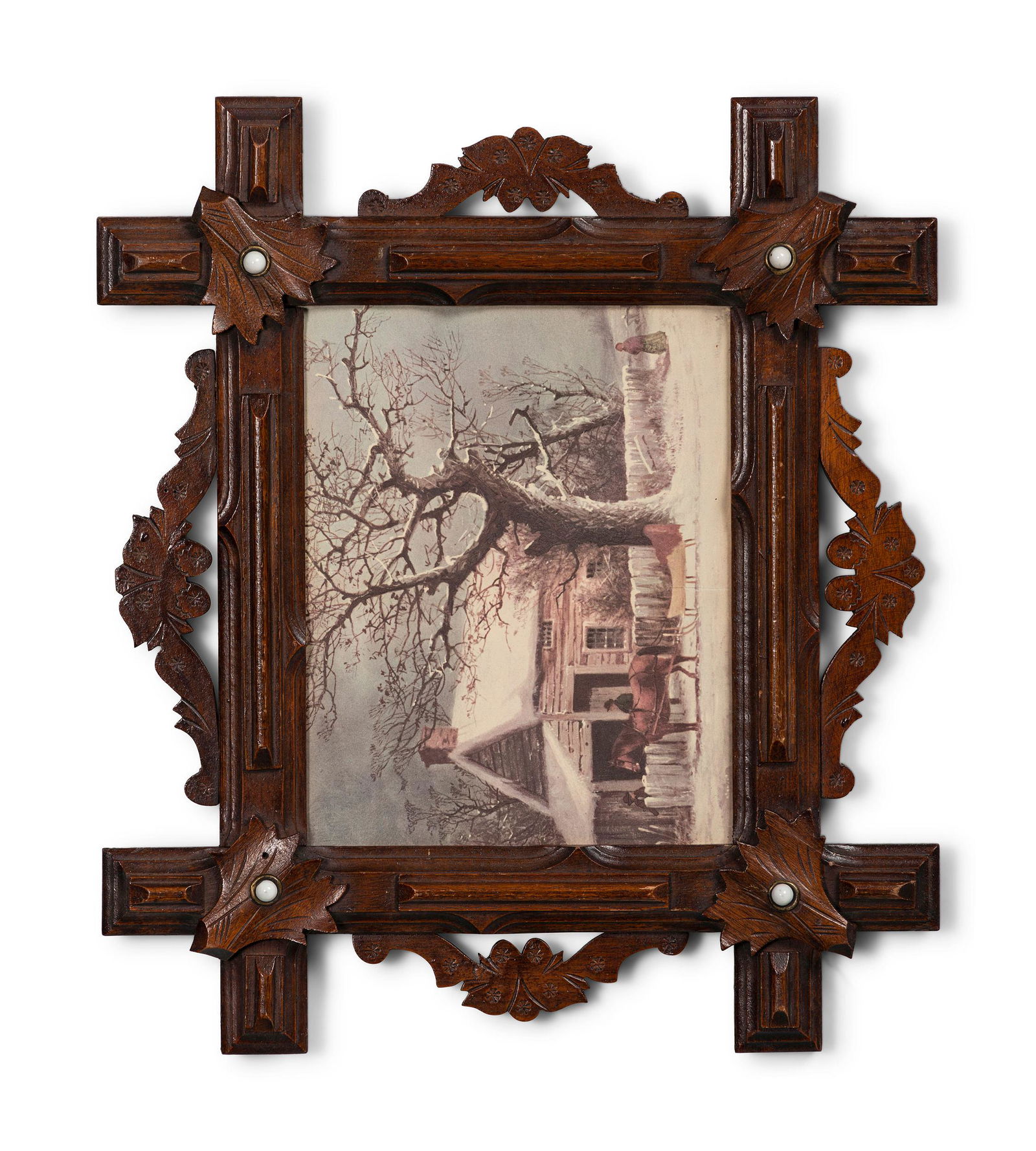 Four Adirondack Style Wood Picture Frames (1 of 4)
