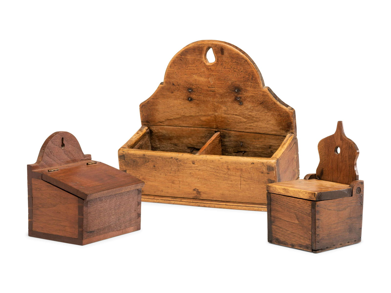 Three Wooden Wall Boxes (1 of 3)