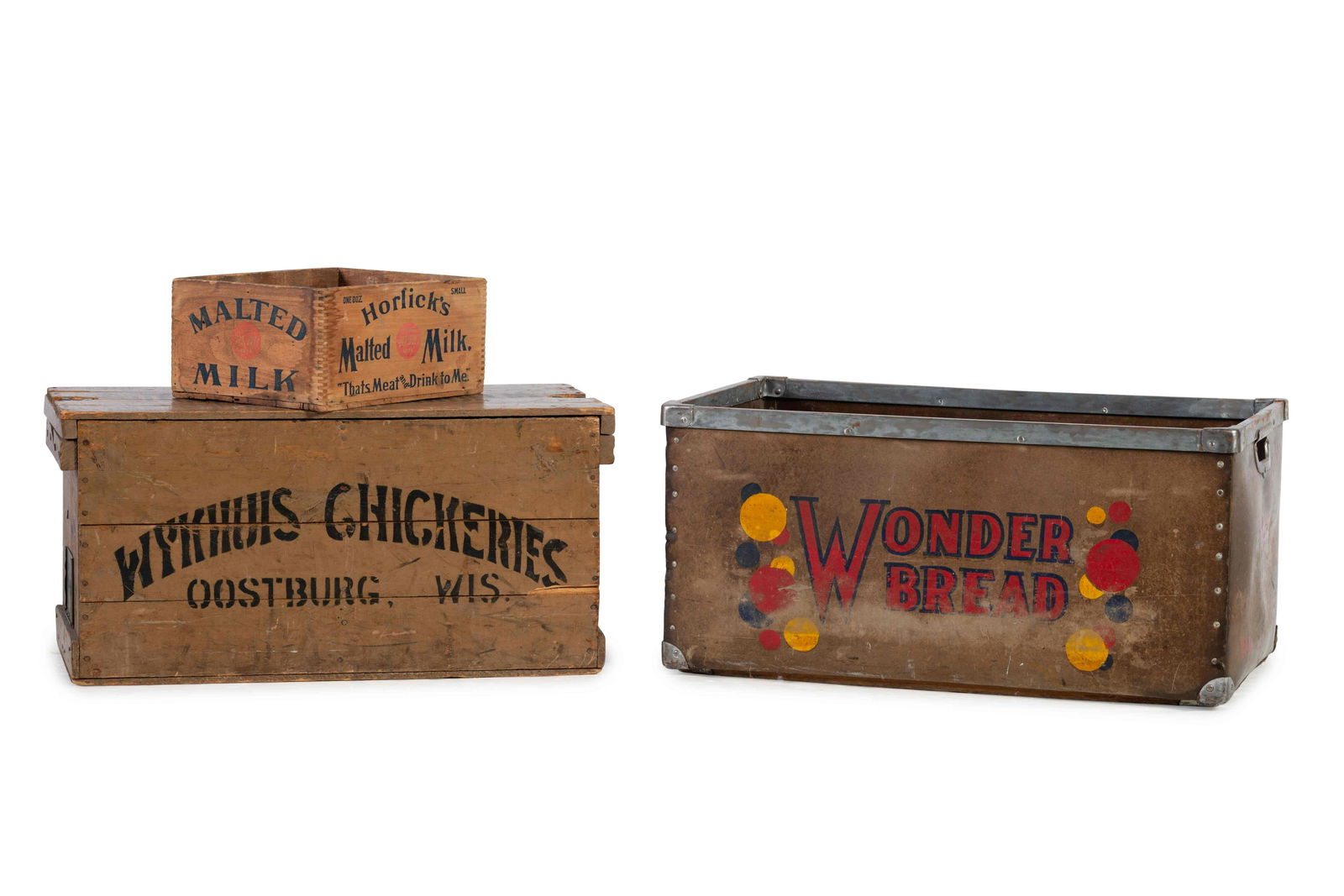 Three Advertising Crates (1 of 2)