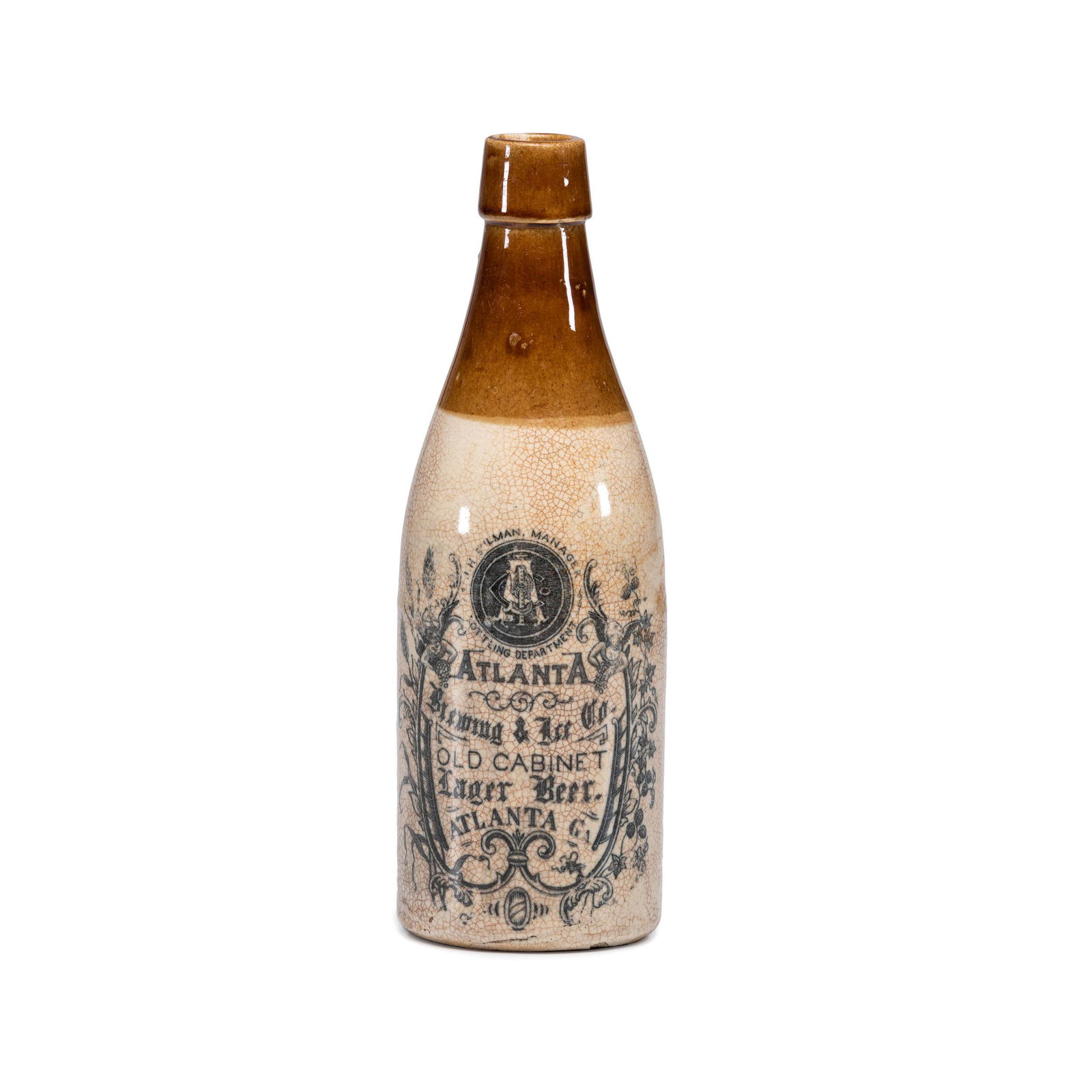 An Atlanta Brewing & Ice Co. Stoneware Bottle (1 of 1)